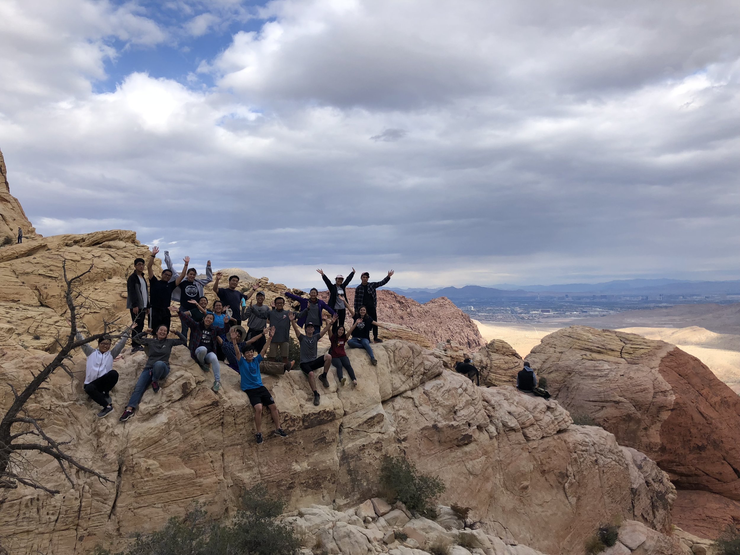 The American Cheon Il Guk Missionaries went to Red Rock Canyons after attending Sunday Service.