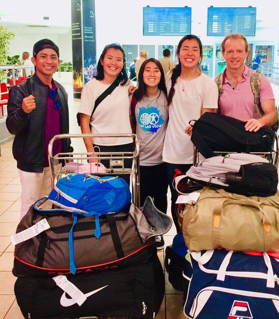 (From left to right) Jake Lavina, Risako Yonetani, Hwami Sawada, Soonmee Iwasaki, Roland Platt (Director of the gap-year program, Generation Peace Academy)