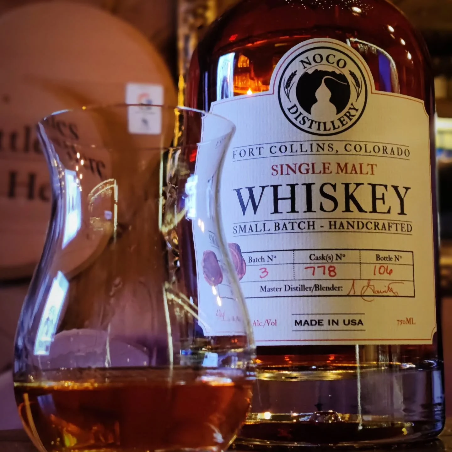 Our latest Single Malt Release - Batch #3
Aged in New American Oak Barrels - Char #4
Triple Distilled - Fermented, Distilled and Bottled in Fort Collins.

#sınglemalt  #whisky #whiskey #americansinglemalt #worldwhiskyday #fortcollins #coloradoproud #