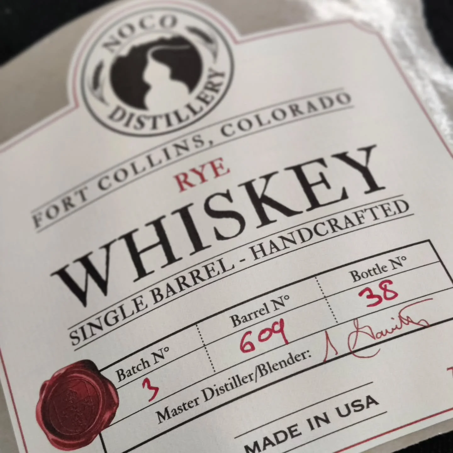 New Single Barrel Release. Will be featured @greatamericanbeerfestival 
Come see us there next week oor visit our tasting room.