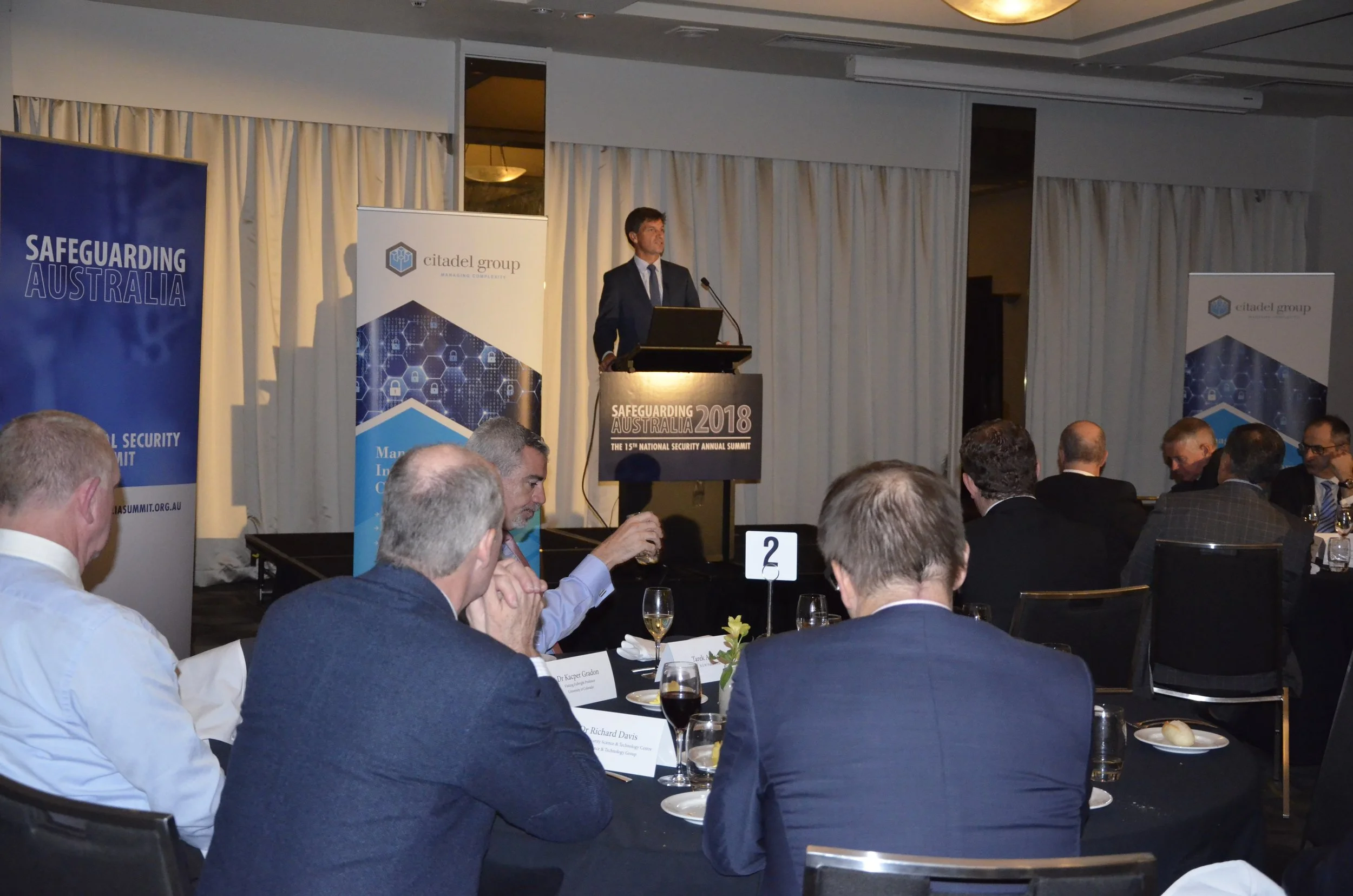 Safeguarding Australia 2018 Dinner Keynote Address by the Minister for Law Enforcement and Cyber Security, The Hon Angus Taylor MP