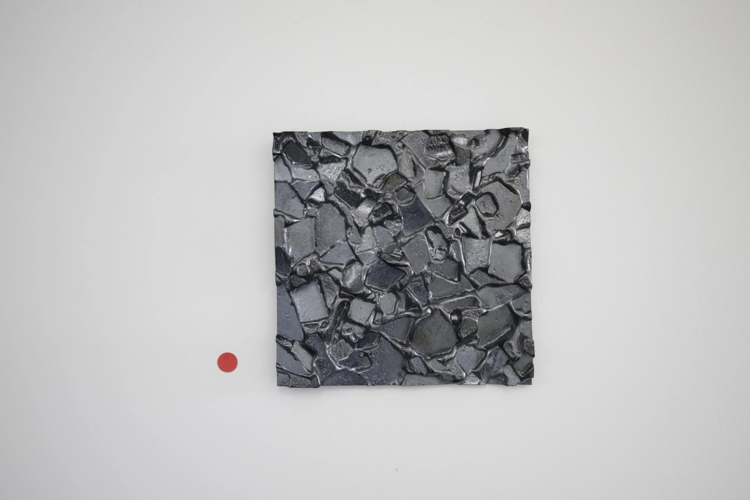 Small Break and Mend , 2016, broken, fused, and mirrored glass
