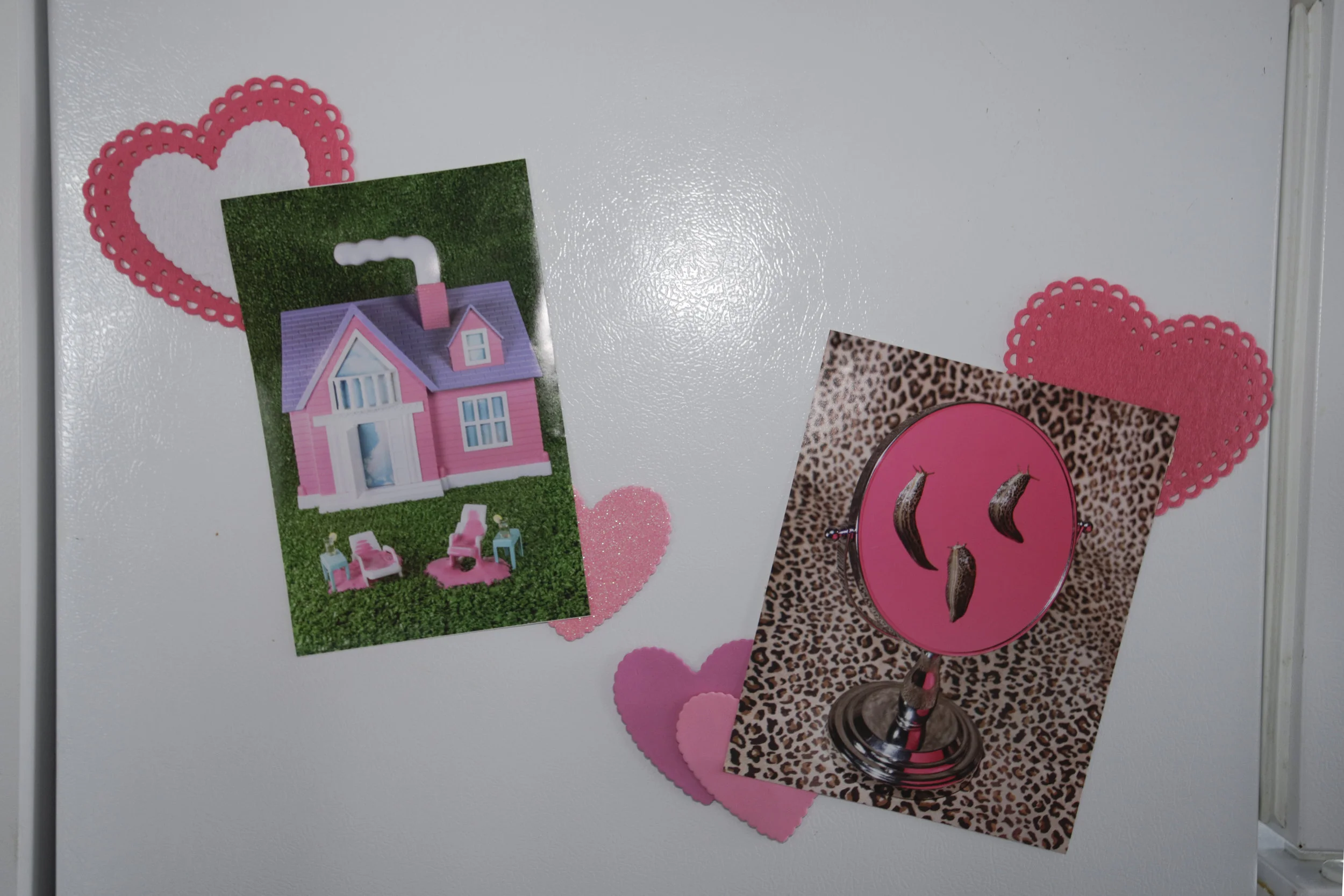 Dream House , 2017, digital photography (left) and Untitled 2 , 2016, digital photography (right). Image courtesy of Shea Grehan.