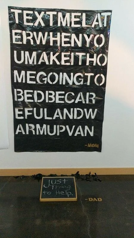 Differences in the way they speak , mixed media, 2018.