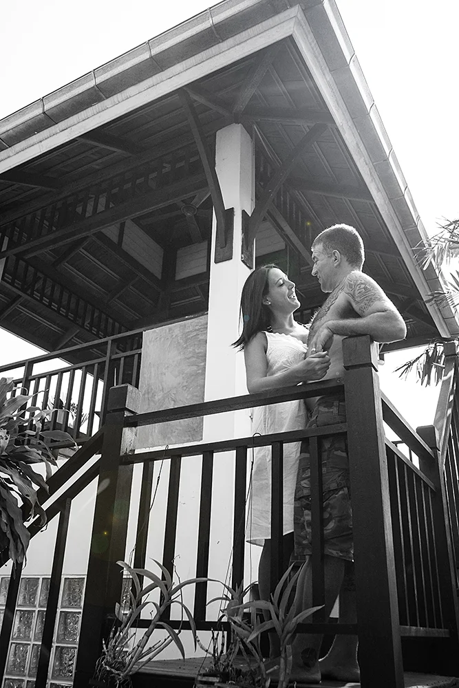 Honeymoon Couple Shoot at their vacation home