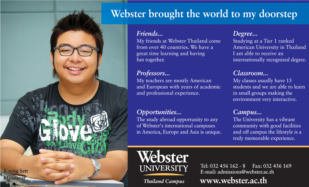 Promotional portrait shoot for Webster University Thailand