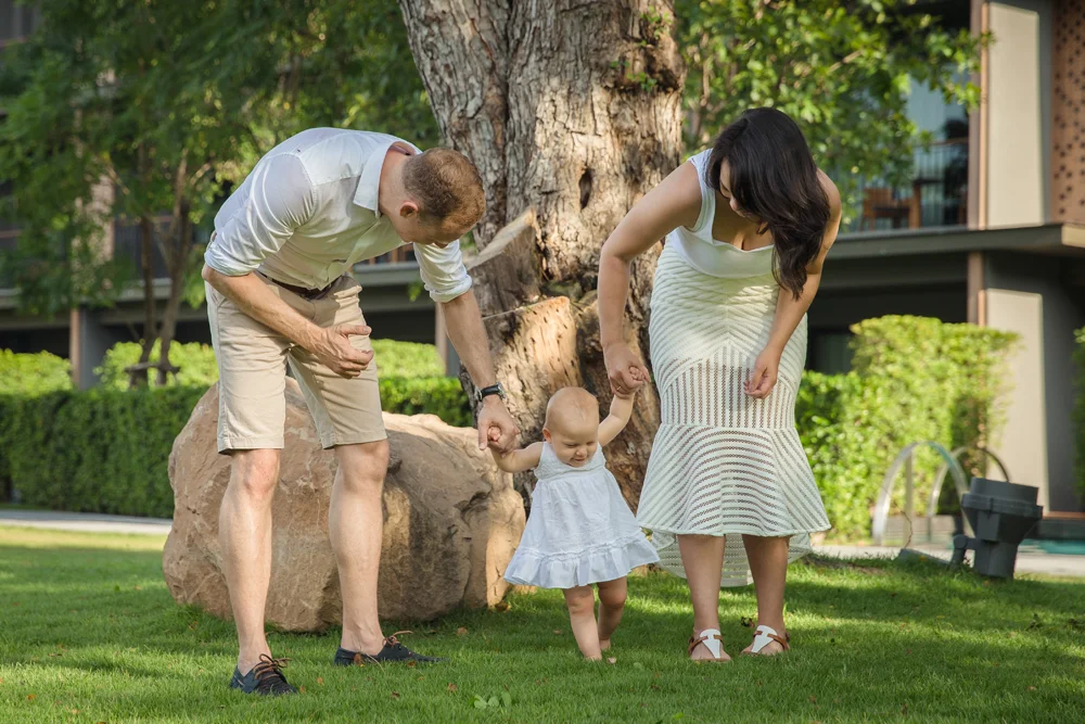 Family Photo Session at Hua Hin Marriot Resort and Spa