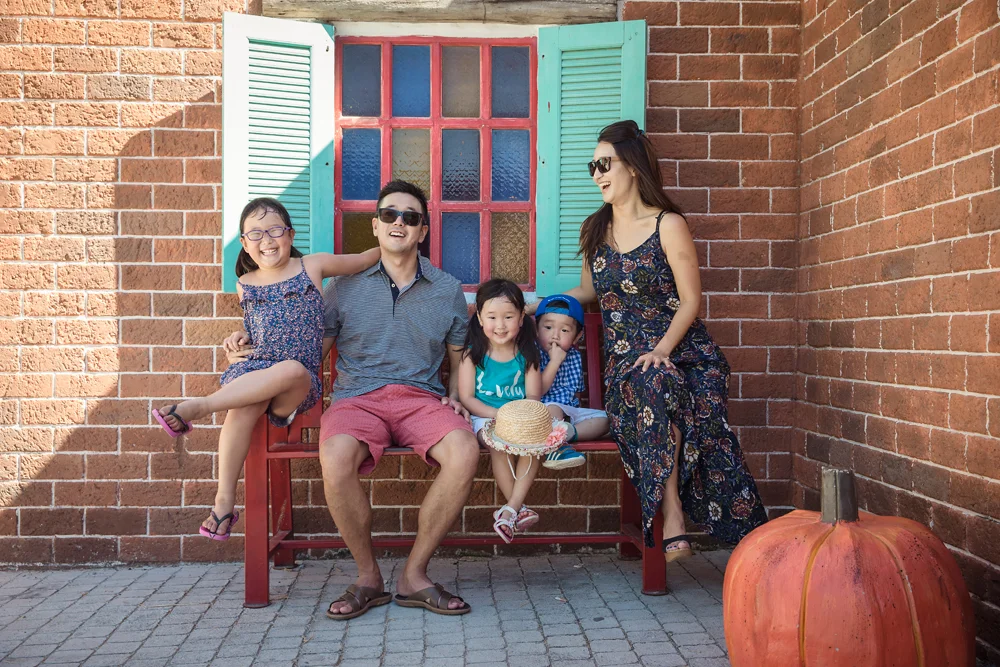 Family Photo Session at Swiss Sheep Farm Hua hin