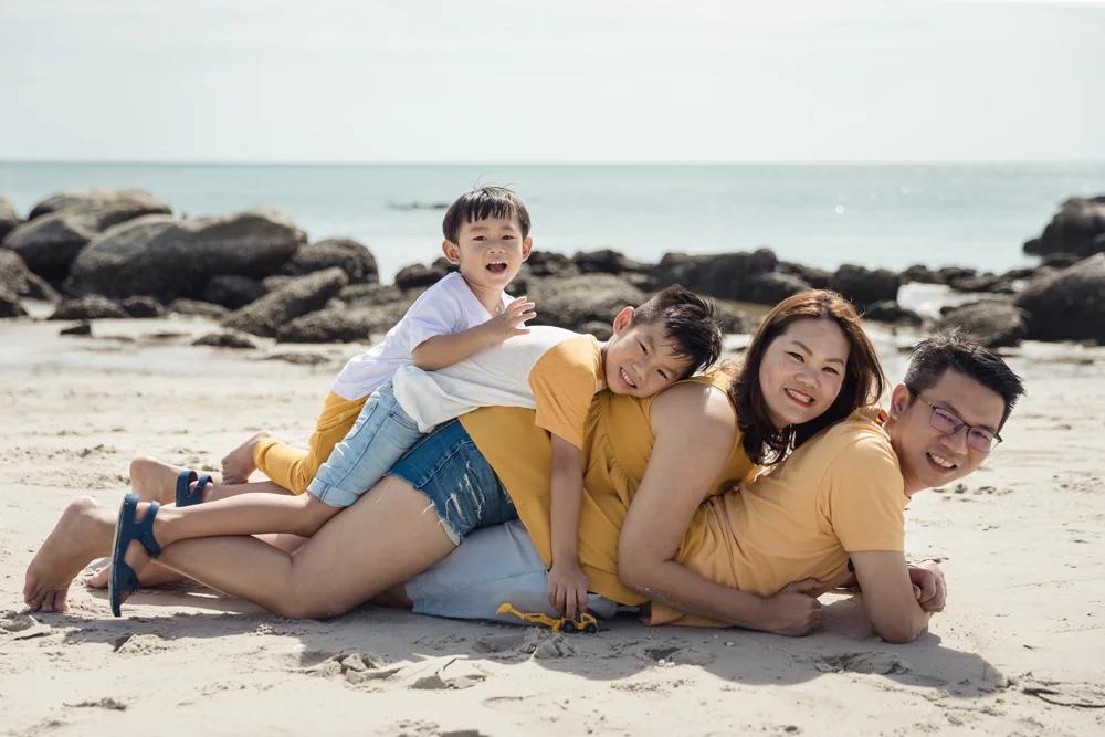 Family Photo Session on Hua Hin Beach