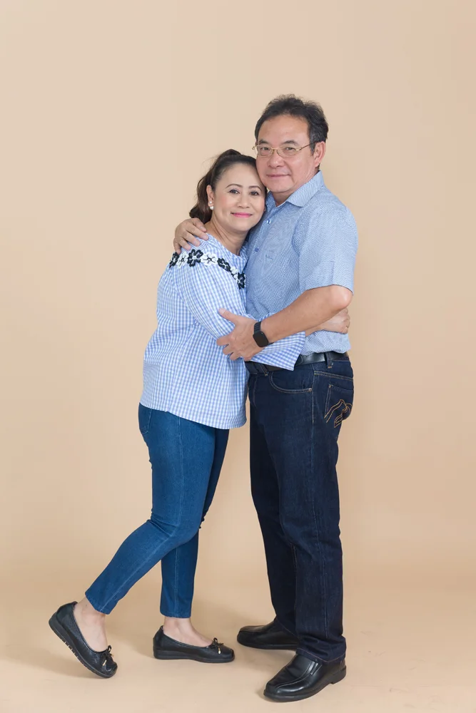 Couple Portrait Photo Session in Studio