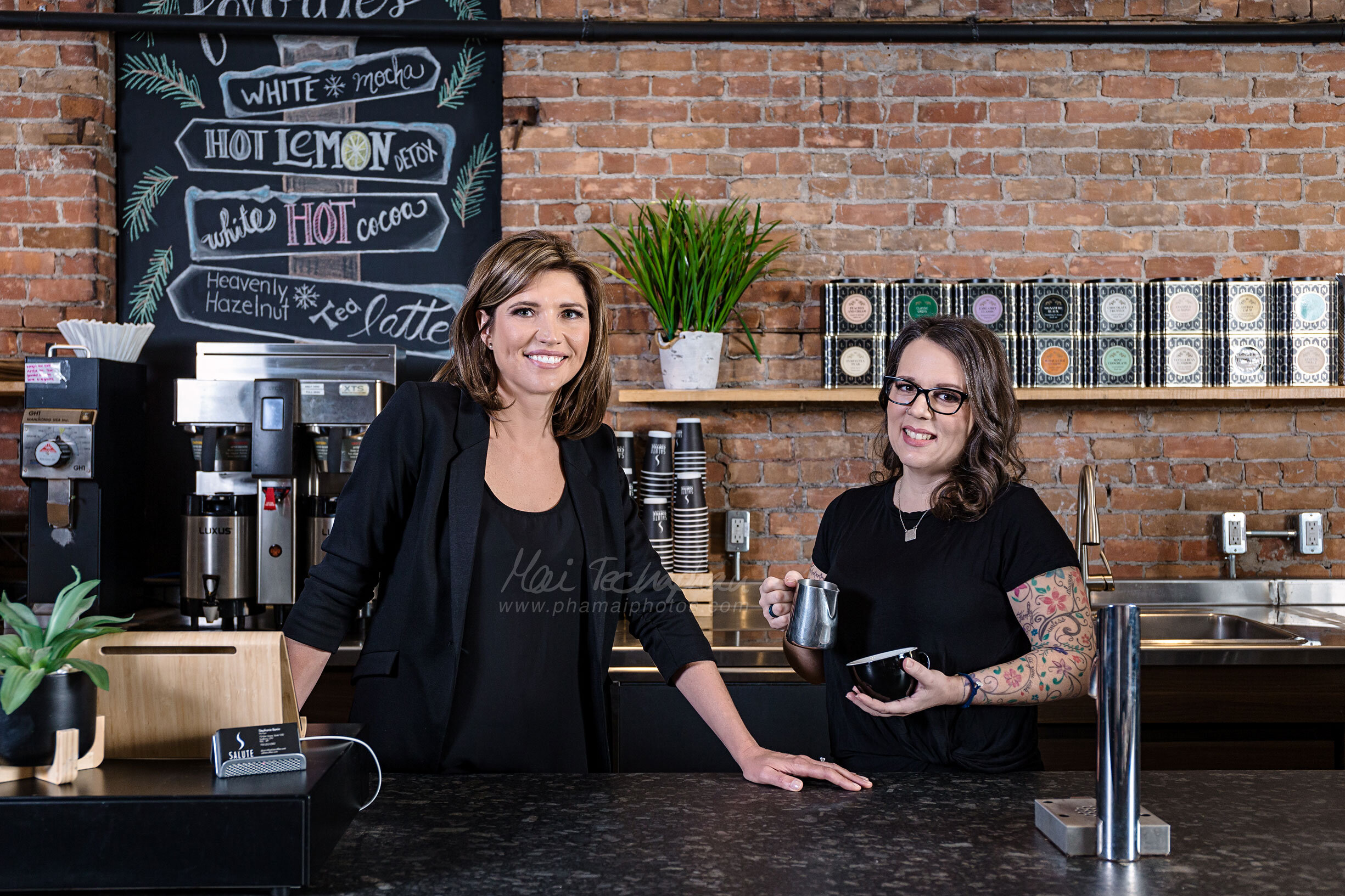 Tania and Stephanie of Salute Coffee