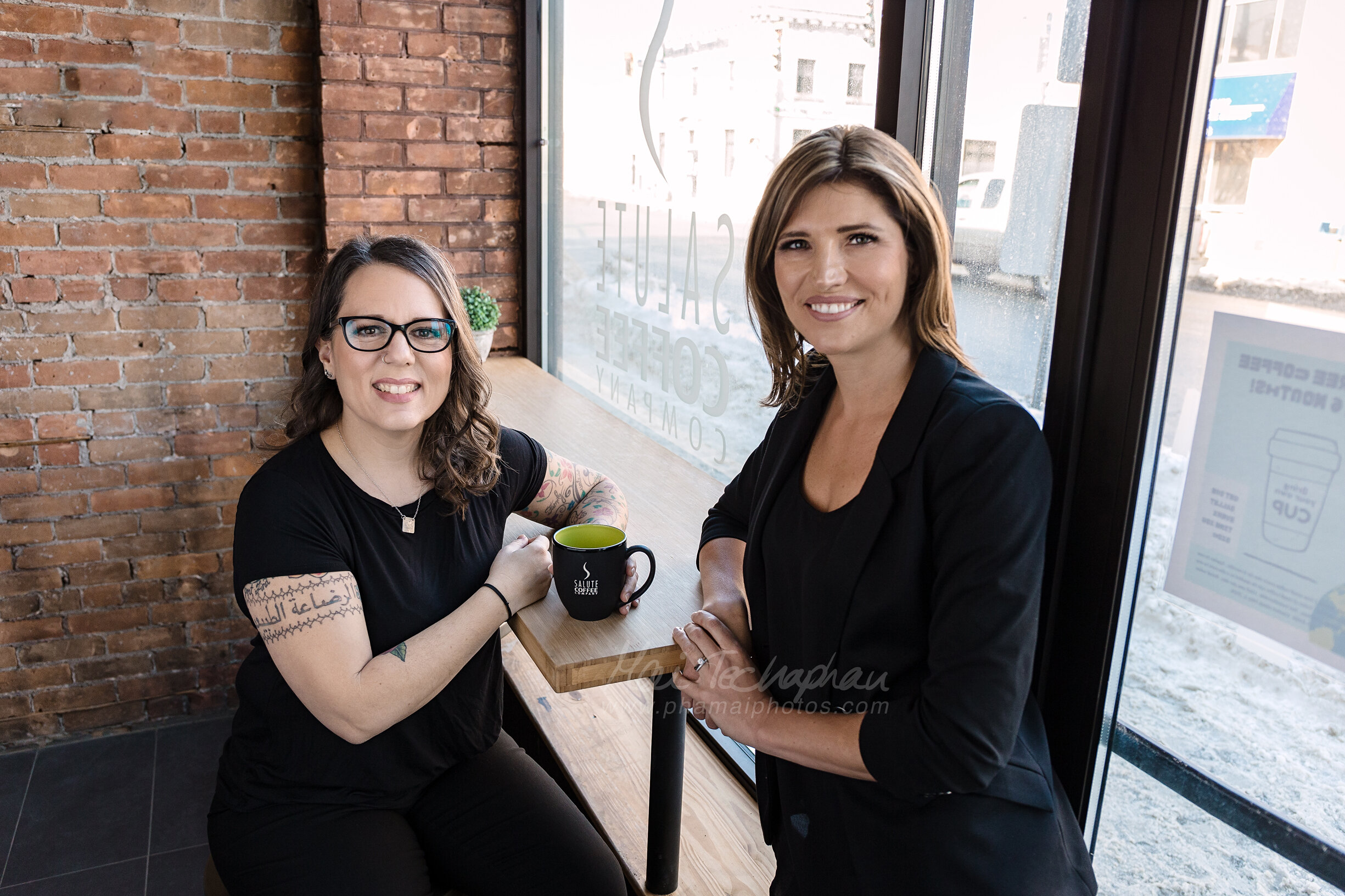 Tania and Stephanie of Salute Coffee