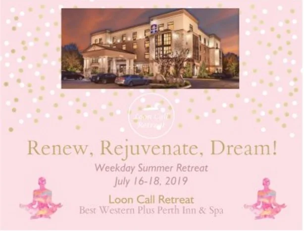 Join us in our partnership with Best Western Plus Perth Parkside Inn &amp; Spa this summer for a midweek #yoga retreat! Take some time to #renew #rejuvenate and #dream! .
.
.
@perthparksideinnandspa #looncallbeckons #perthontario #lanarkcounty #ottaw