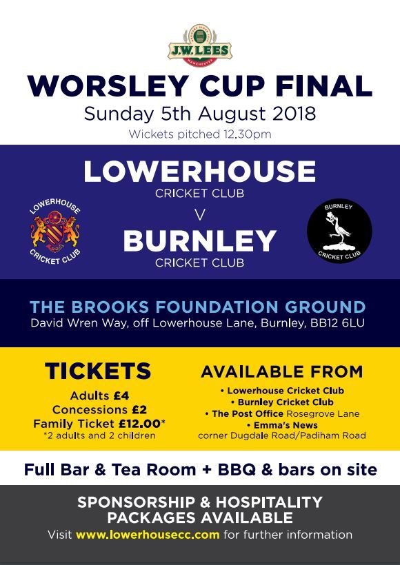 Worsley Cup Final Time - AGAIN — Burnley Cricket Club