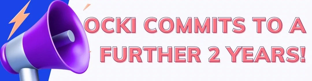 OCKI COMMITS TO A FURTHER 2 YEARS!!!!