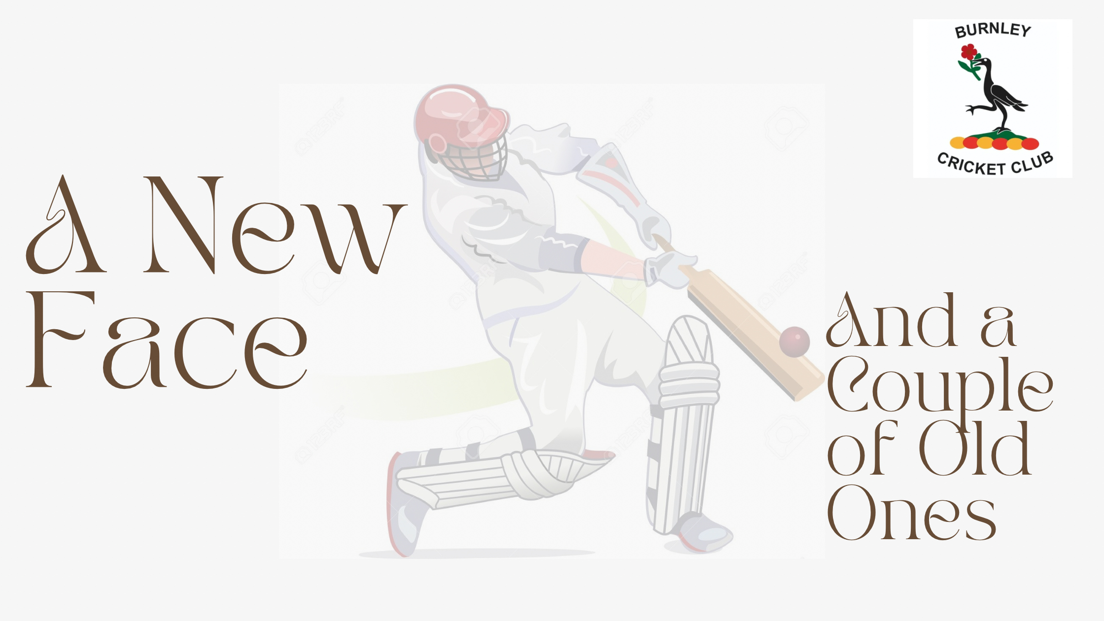 A New Face and a Couple of Old Ones!