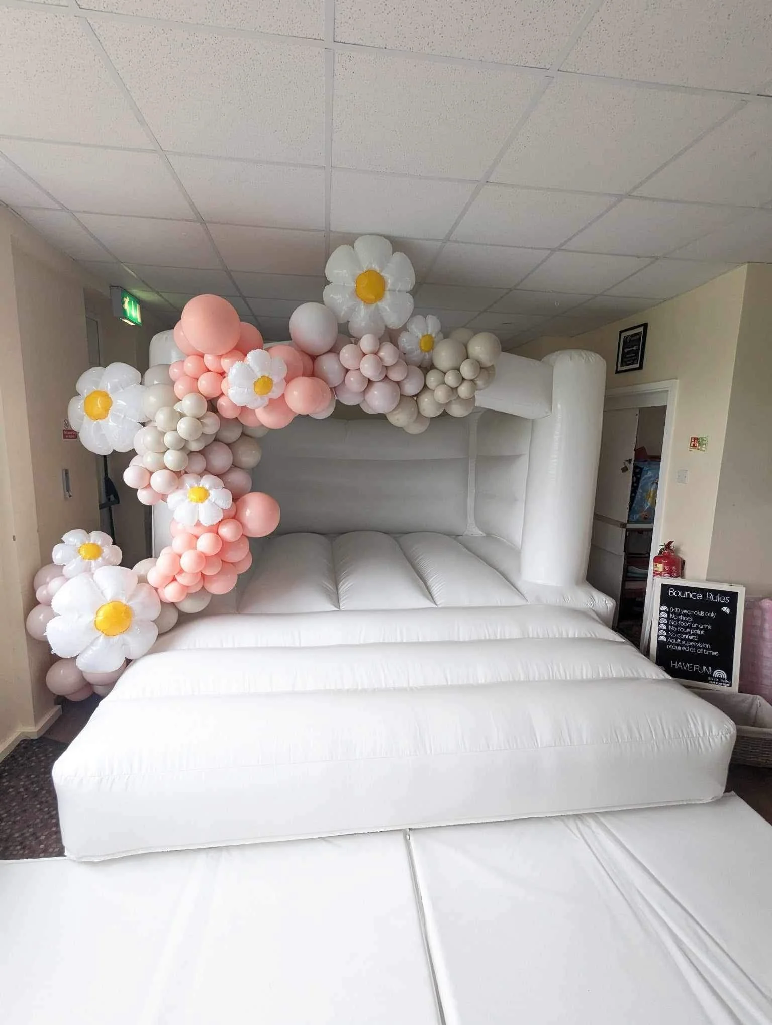 burnley cricket club function room for hire bouncy castle.JPG