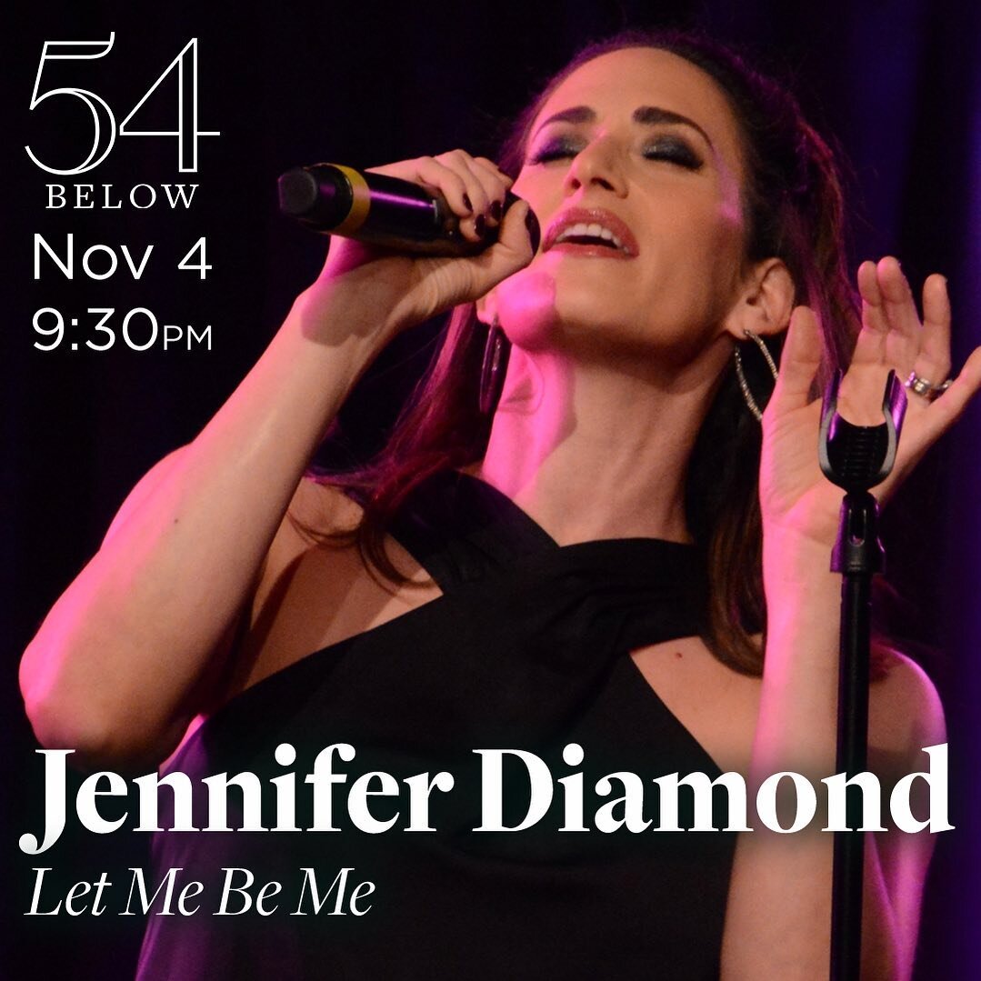 We&rsquo;re back and fresher than ever!  I am SO excited to announce my show will be at @54below this Fall. There will be cocktails.  There will be stories. There will be belting. 

👏 SEE YOU THERE 👏

Link to tickets in bio!