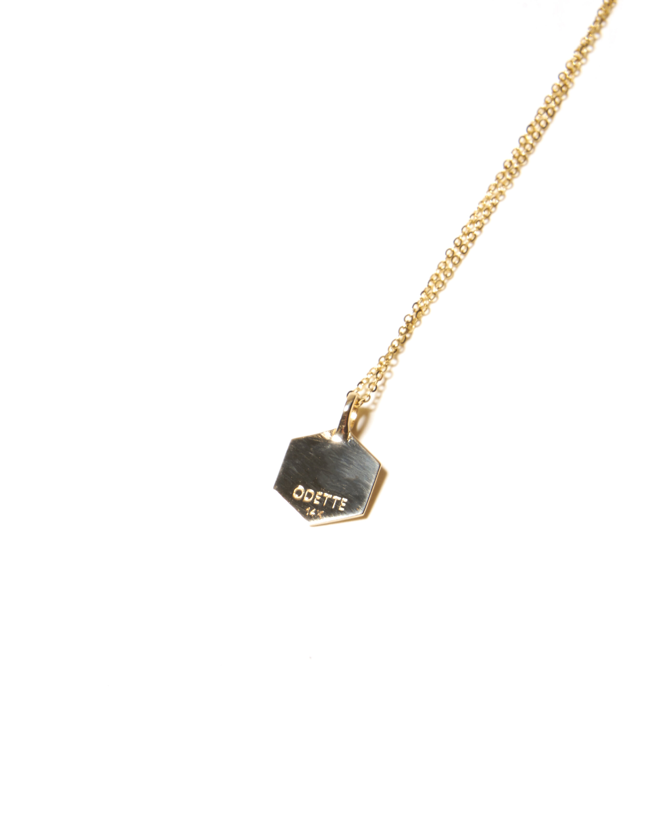 Monogram Charm in 14K Gold — Odette New York
