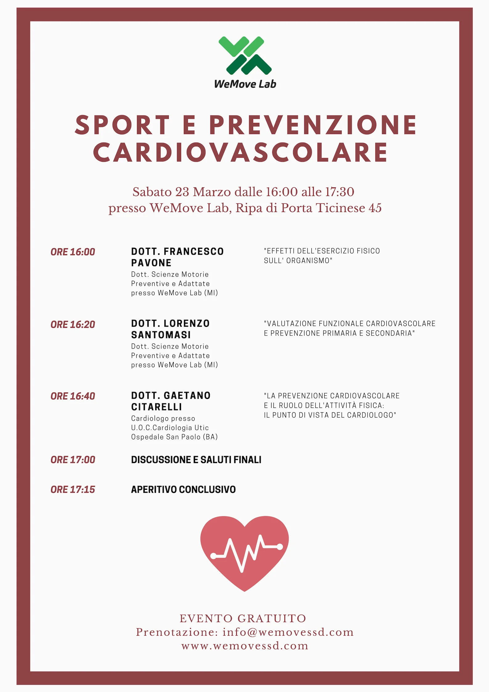 Convegno "Sport e Prevenzione Cardiovascolare"
