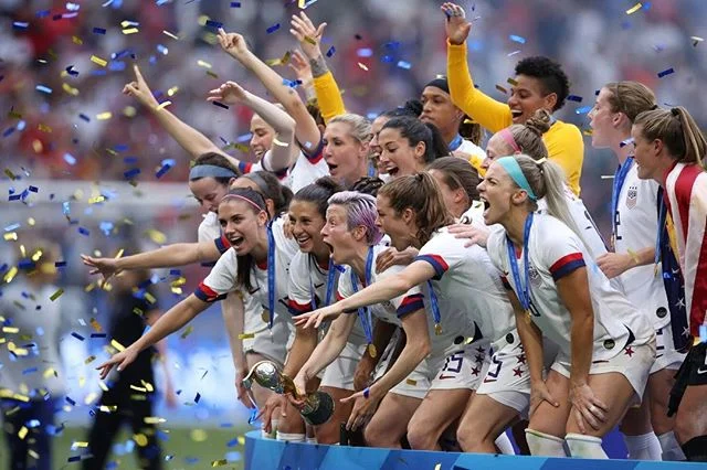 Can we talk about the reasons why yesterday&rsquo;s World Cup was such an awe-mazing moment in women&rsquo;s history, US history, sports history, all the histories... We&rsquo;ll start with the obvious. ⠀
⠀
Women in sports have yet to receive the res