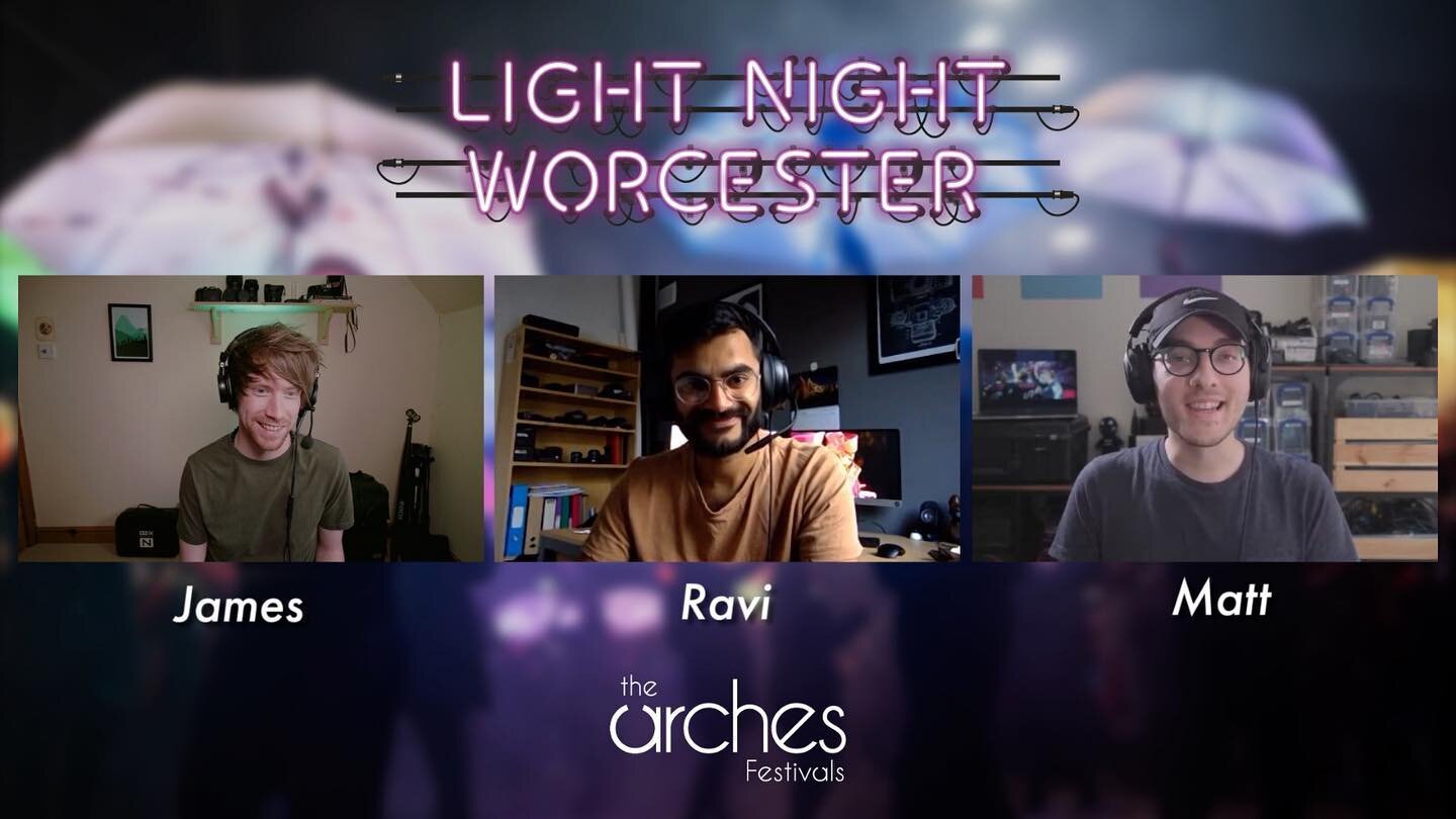 It&rsquo;s international day of light today and it was great to reminisce with Matt and Rav about capturing 📷 #lightnightworcester back in January! 
Check the full chat over on @archesfests IGTV and see some never before seen footage, photos and beh