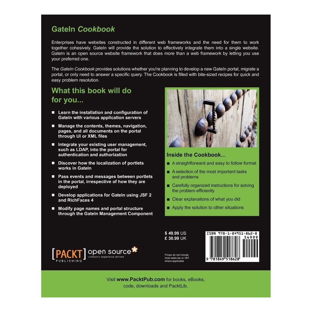 Gateln Cookbook - Back Cover