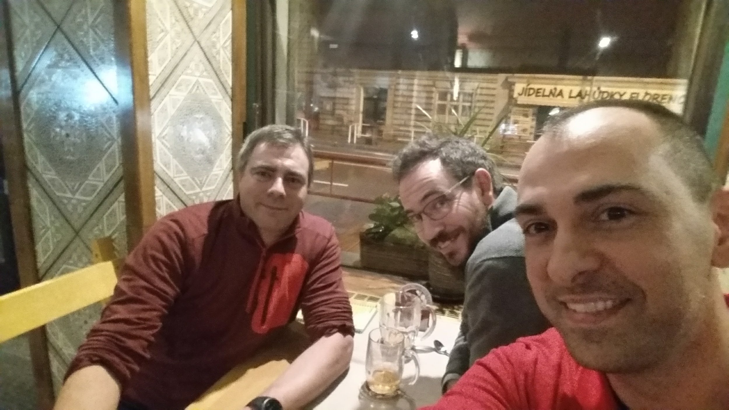 Me with Angelo Dureghello and Johan Linåker