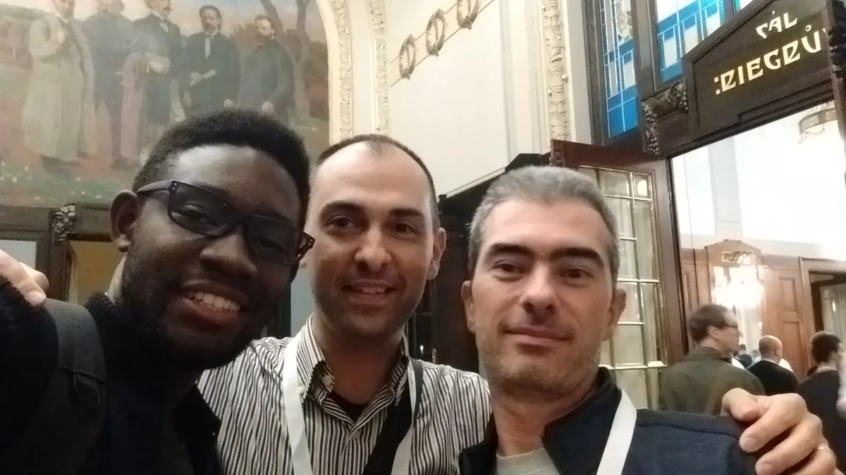 Me with Bill Morrisson and Giovanni Bechis