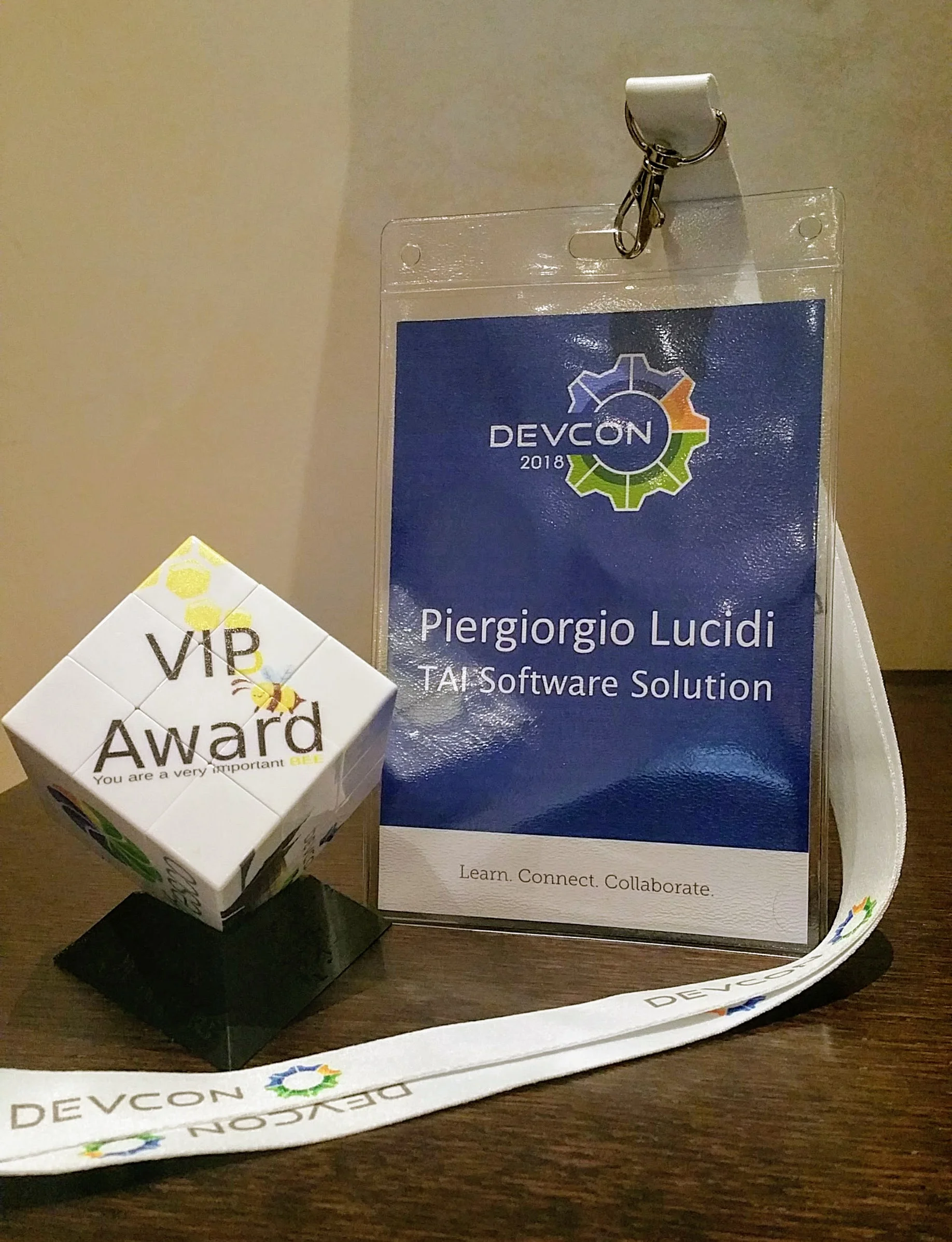 The Alfresco VIP Award received from Alfresco and the Order of the Bee. Thank you so much!!! :)