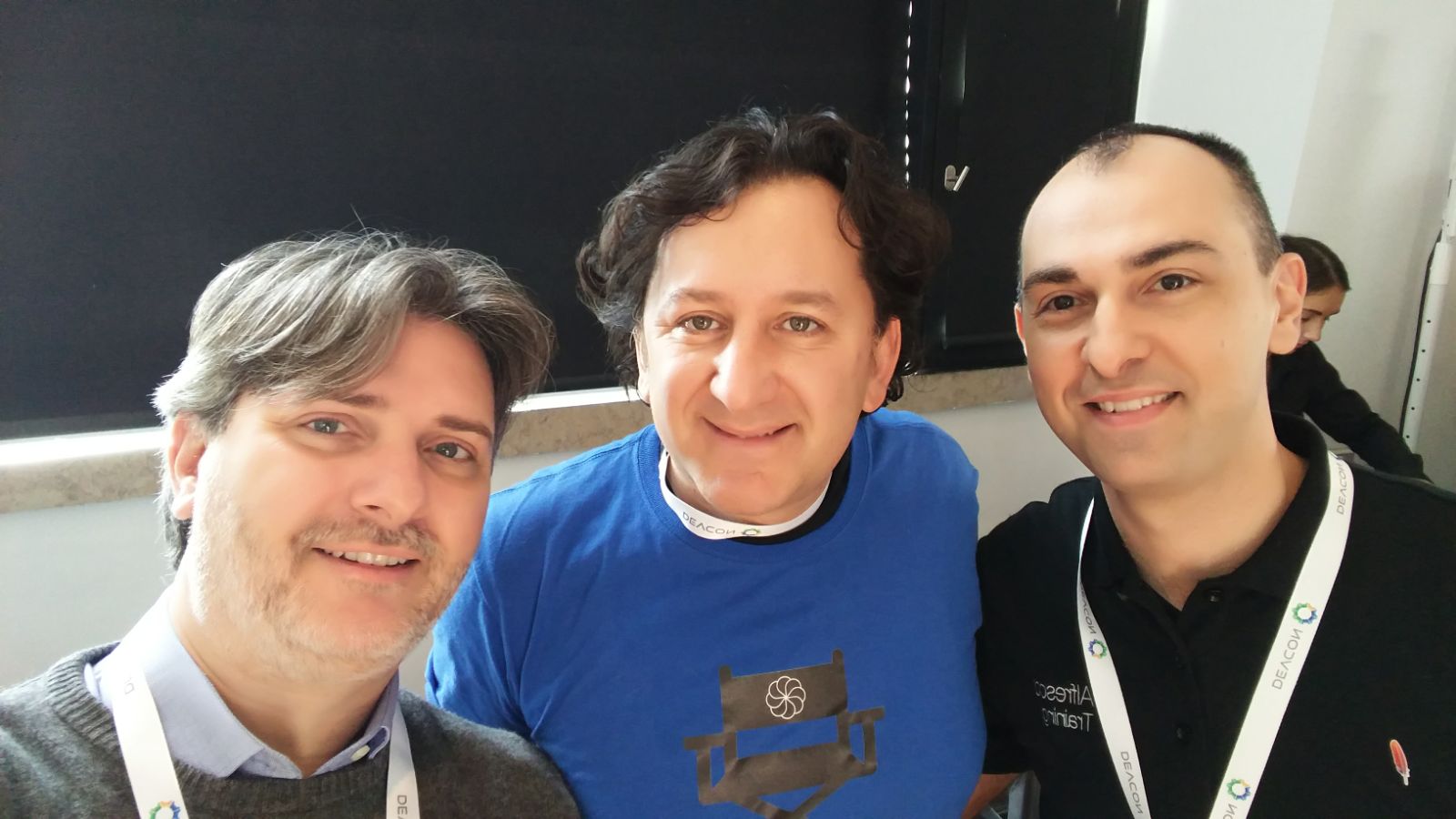 David , Francesco and PJ