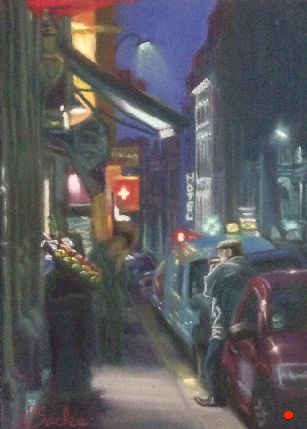 Paris, The City Of Lights, Pastel, 18Hx15W, SOLD