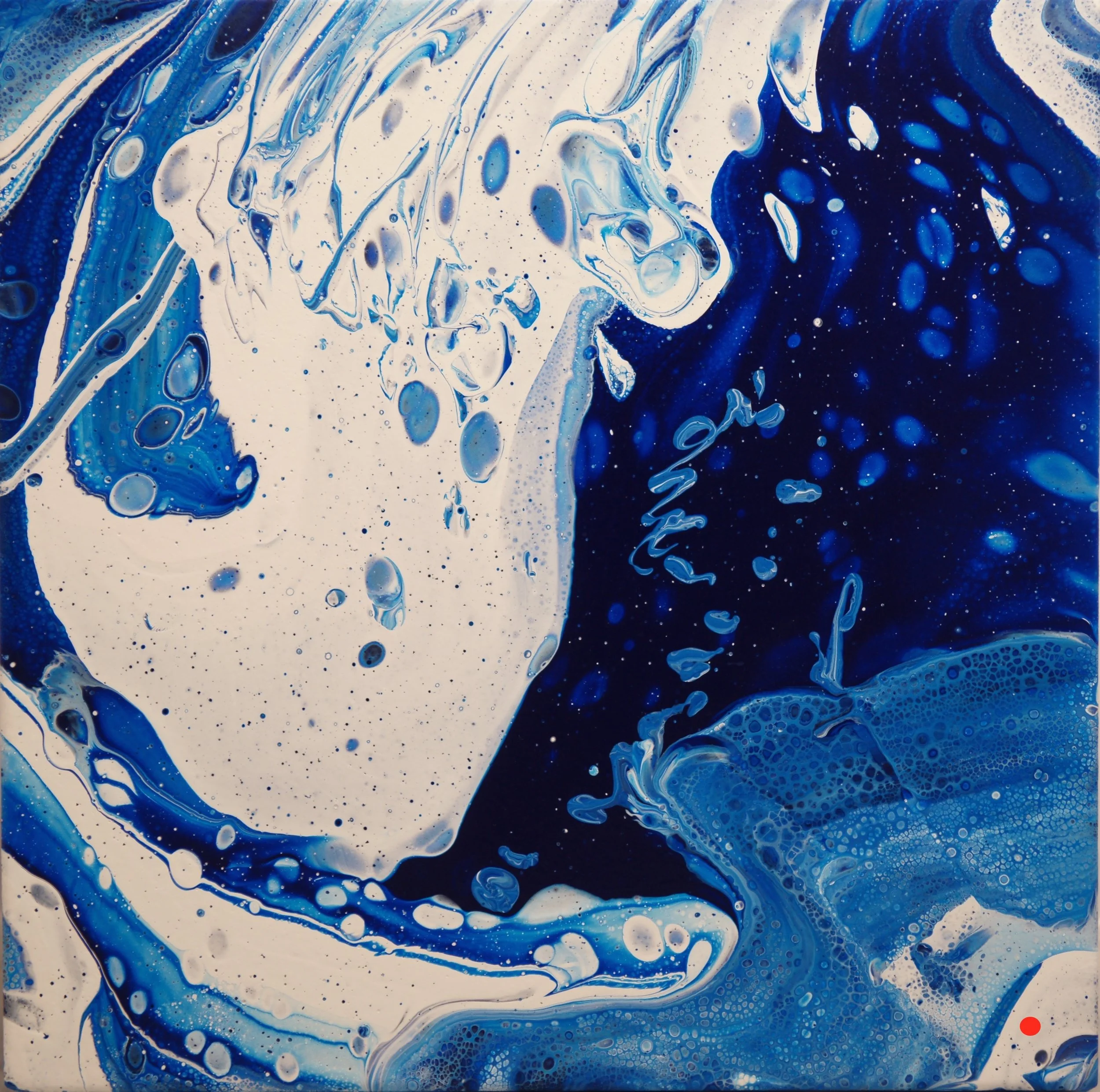 Wave, Acrylic, 12Hx12W, SOLD