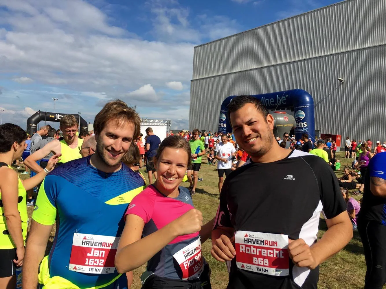 Foto: Voor de start van de Havenrun