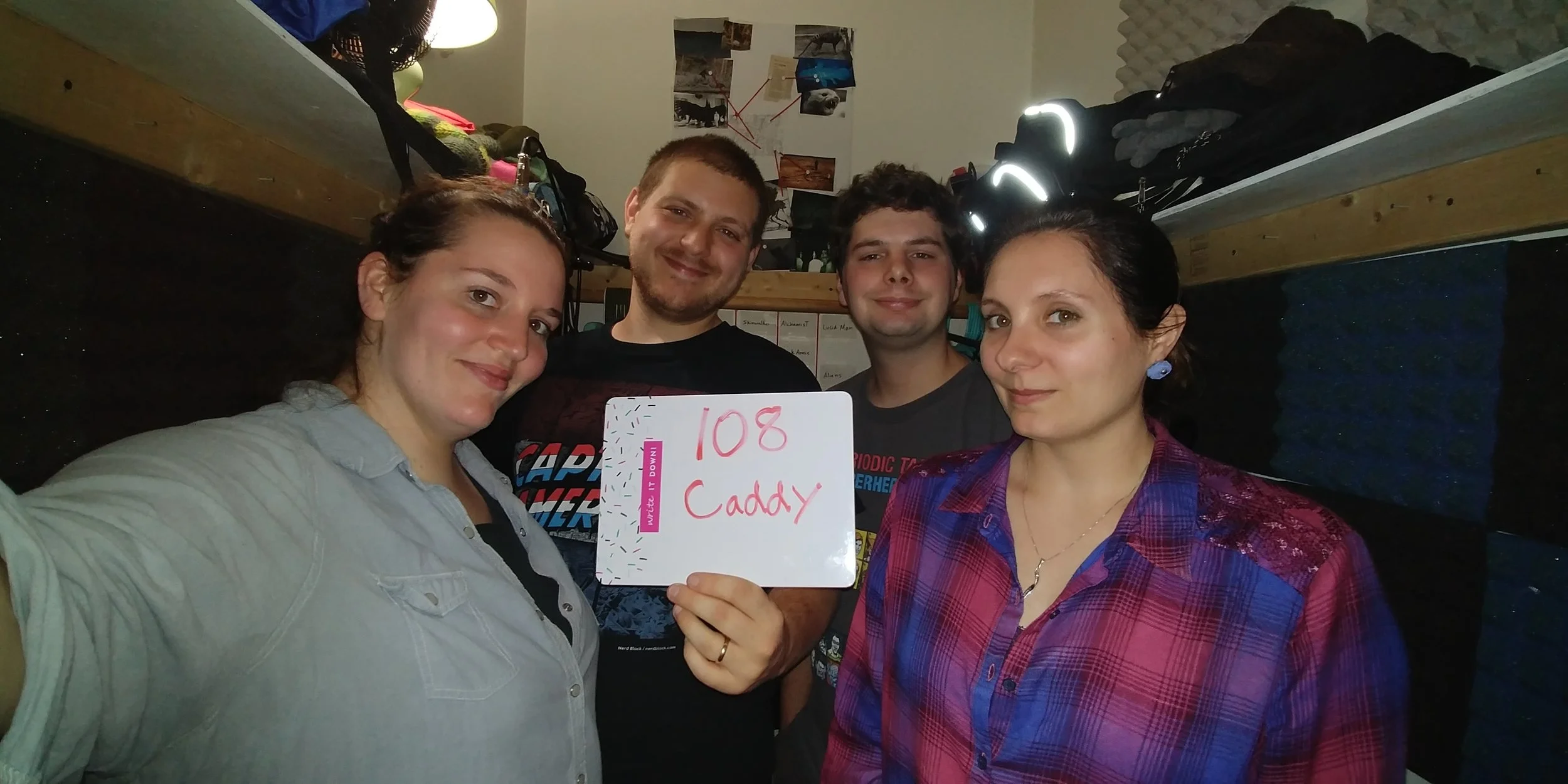 None of us are wearing pink in this picture, that could have made for a good bonus Mean Girls joke too, darn.