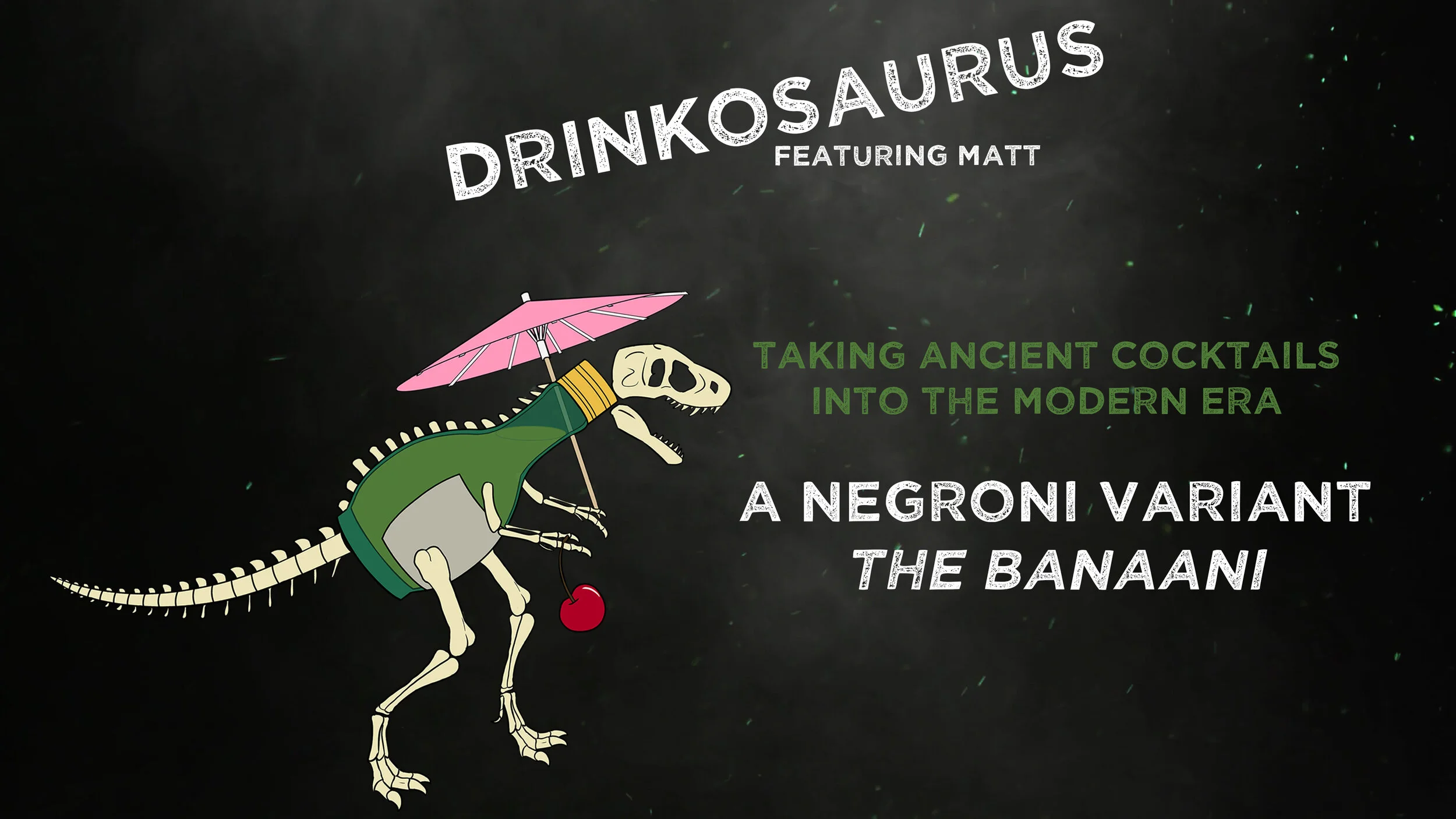 A Negroni Variant: The Banaani - Drinkosaurus 2