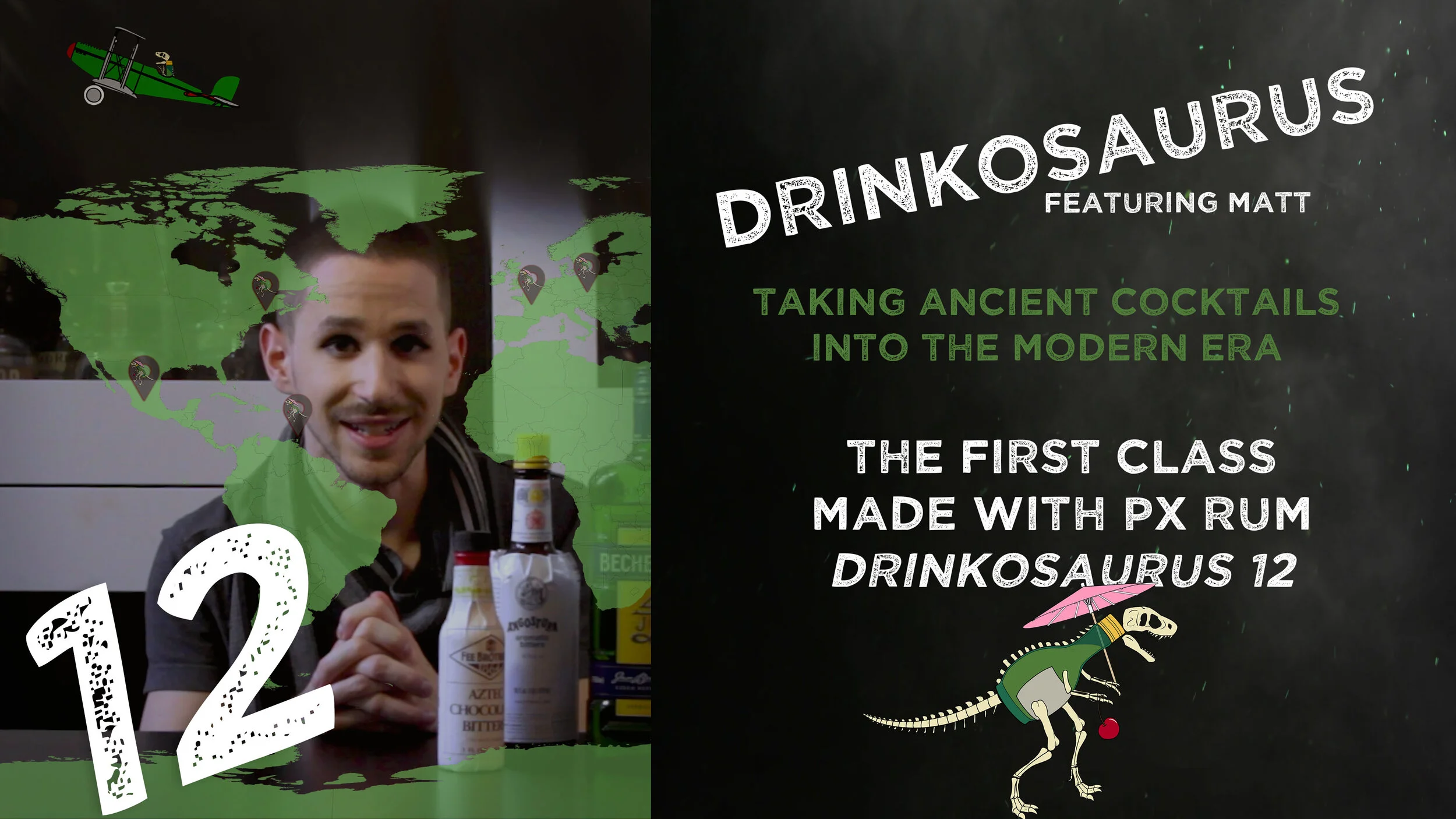 The First Class, Made with PX Rum - Drinkosaurus 12