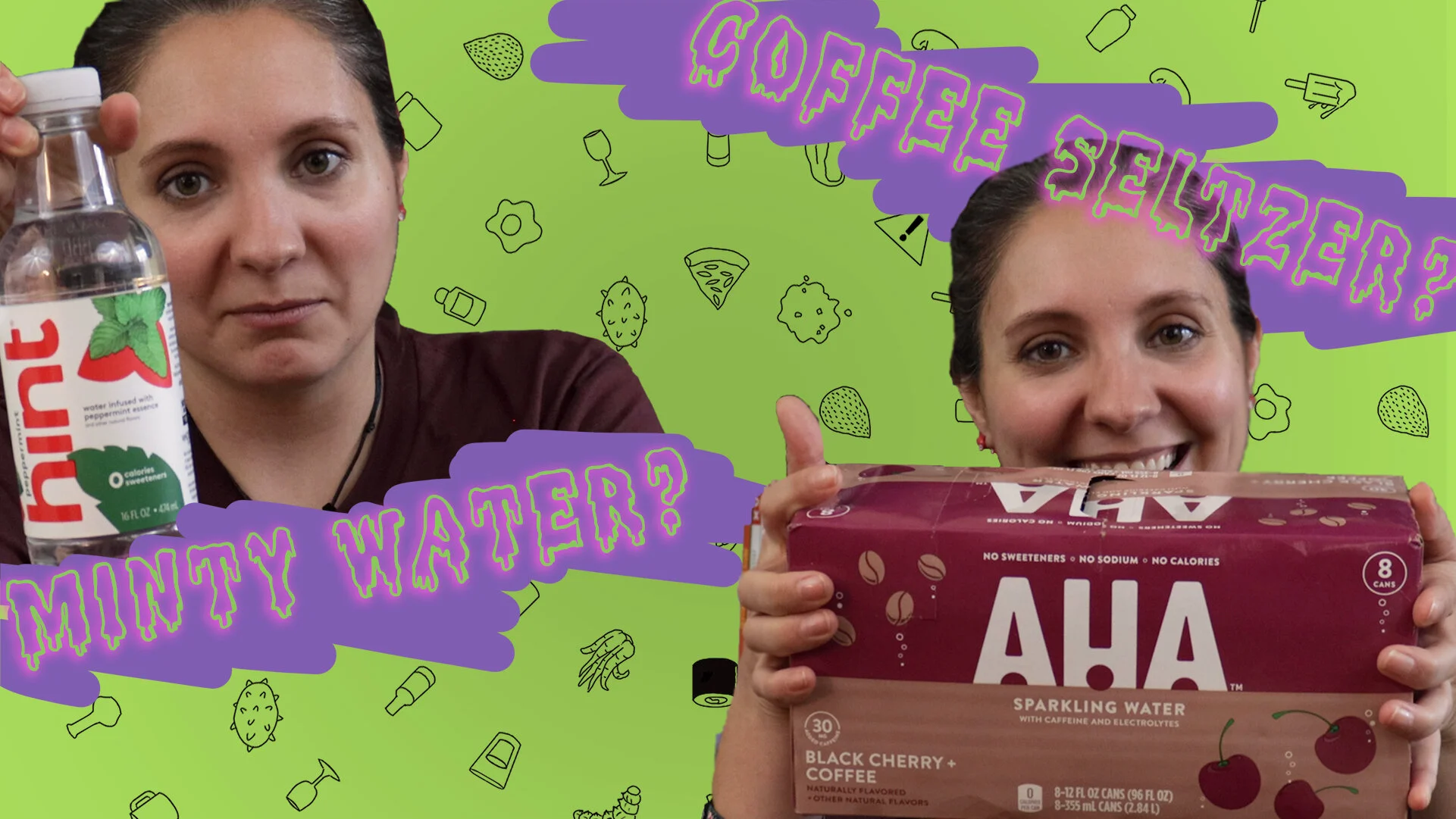 Trying Mint flavored Hint &amp; Coffee-Cherry Seltzer - DTWT