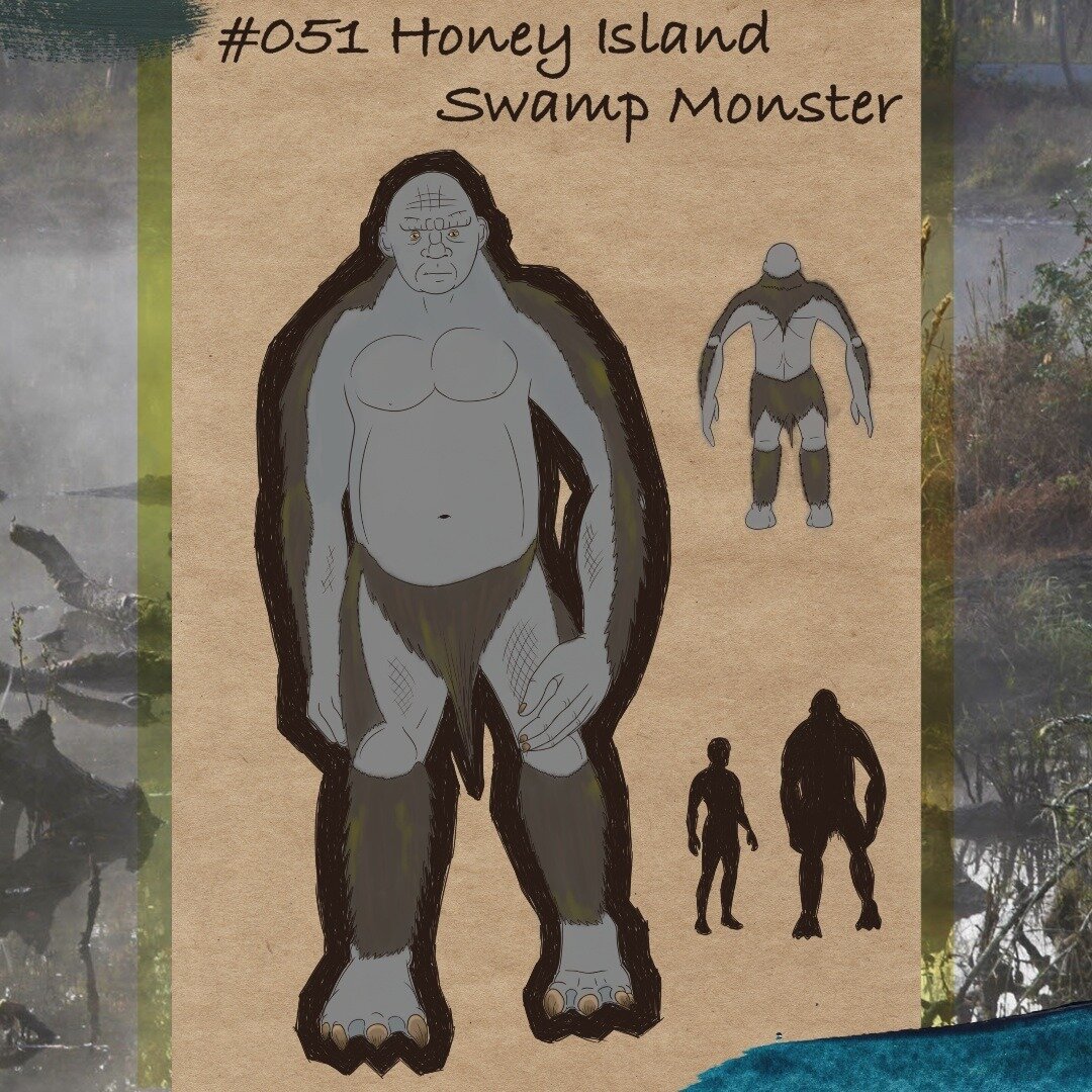 A semi-aquatic sasquatch, The Honey Island Monster

#sasquatch #cryptid #cryptidart #cryptidcore #digitalart #originalart #cryptozoology #bigfoot #honeyisland #honeyislandmonster #monster #creature #monstermonday