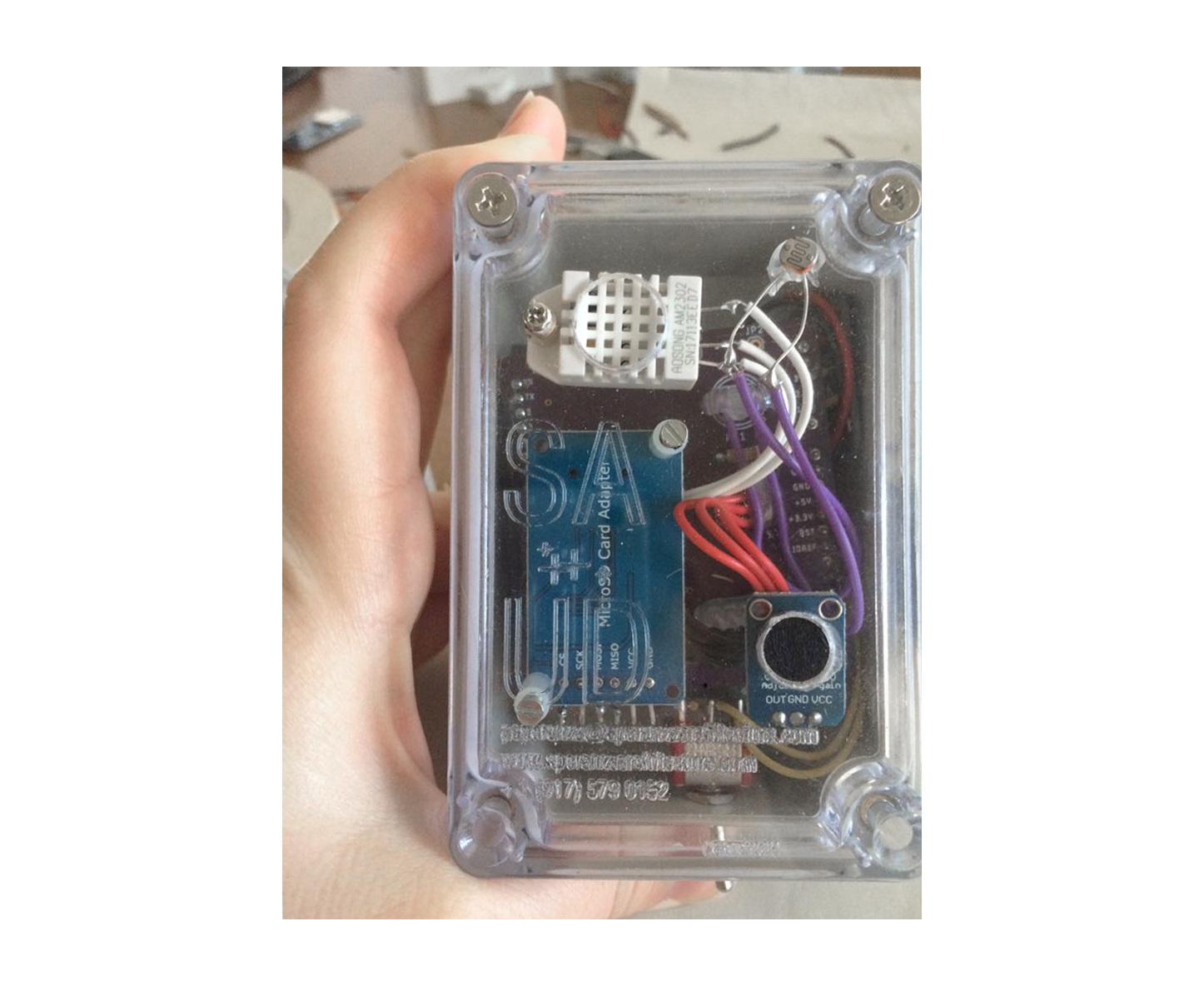  Custom  designed sensor kit 