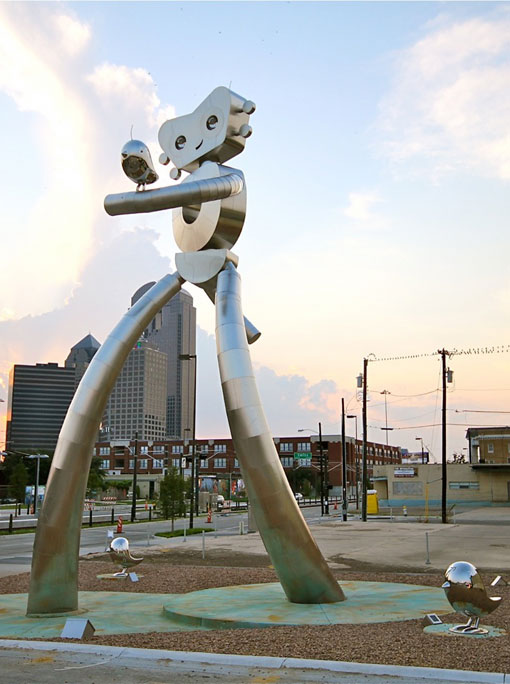 Traveling Man Deep Ellum by Brad Oldham