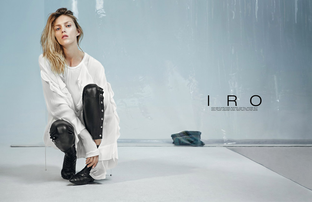 Iro Iro, a Paris based fashion brand. French chic meets New York street style. Founded by brothers Laurent & Arik Bitton in 2005. With a background in the music industry, Laurent & Arik decided to channel their love for music into a different medium: fashion. they decided to create a clothing line that had a distinct vintage feel, while at the same time mirrored a nonchalant, easy chic style. By combining great craftsmanship, attention to detail, & the finest materials.