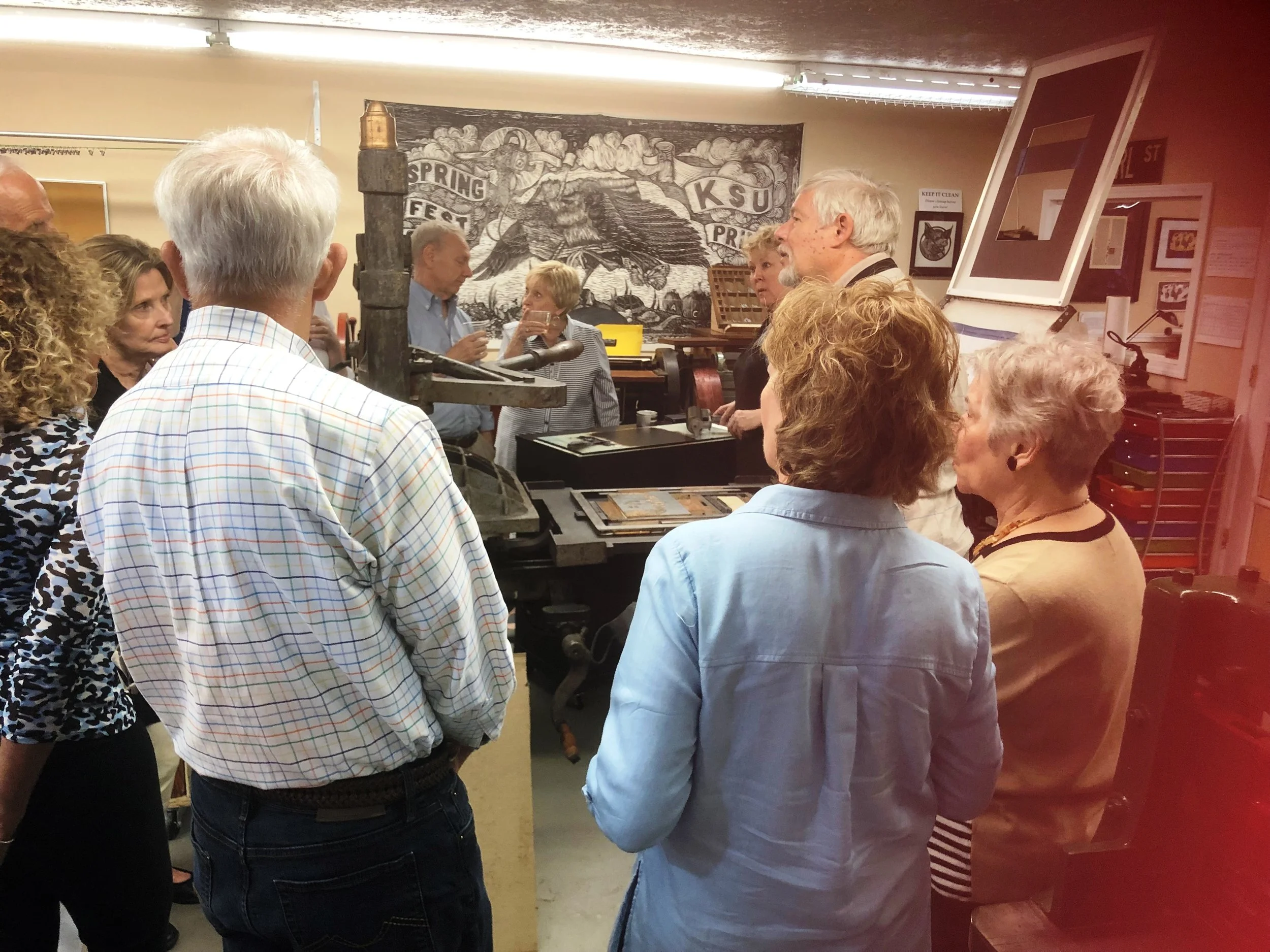 "Friends of the GSO" enjoy an evening in the shop!