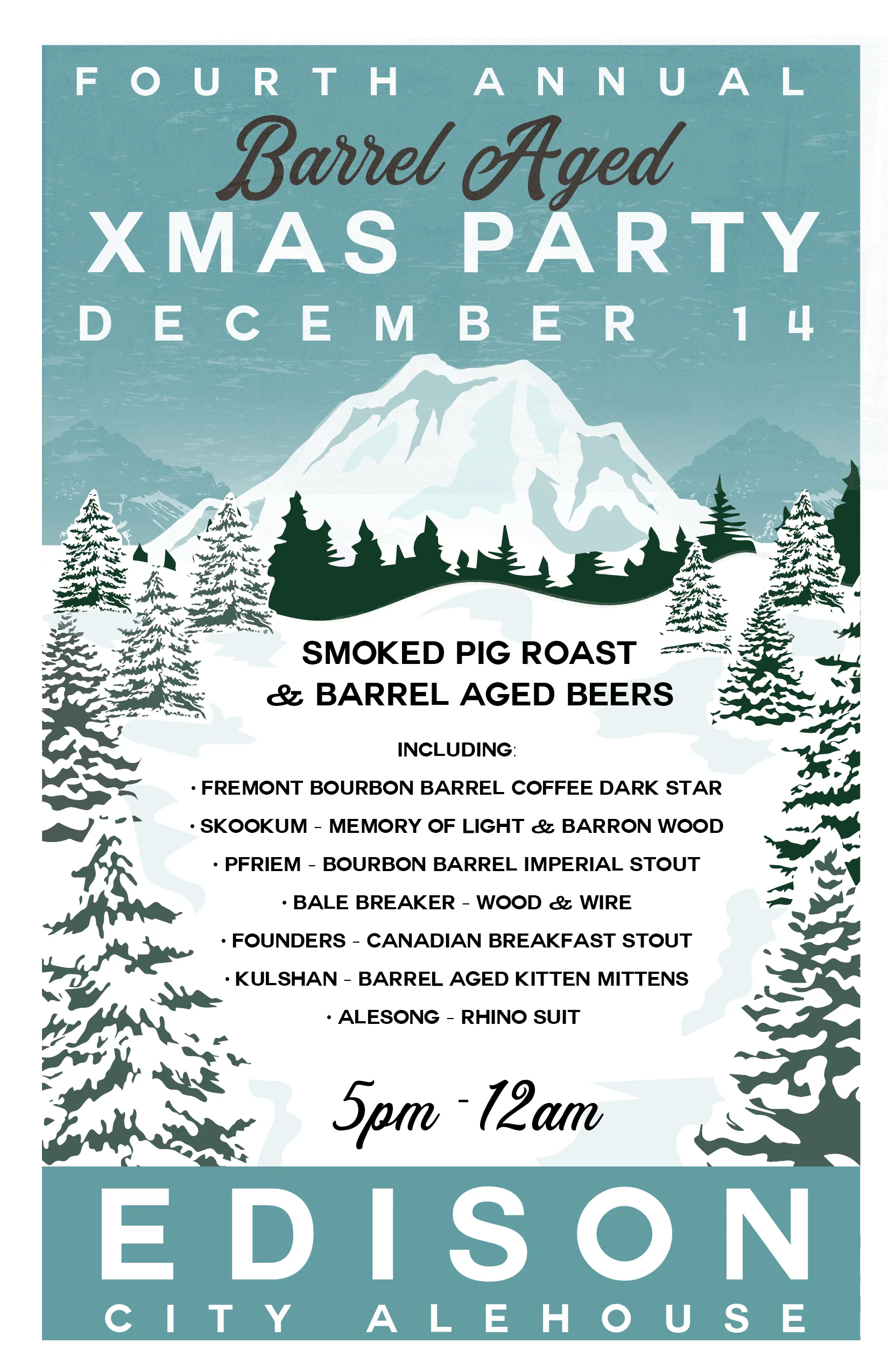 Edison City Alehouse | Barrel Aged X-Mas