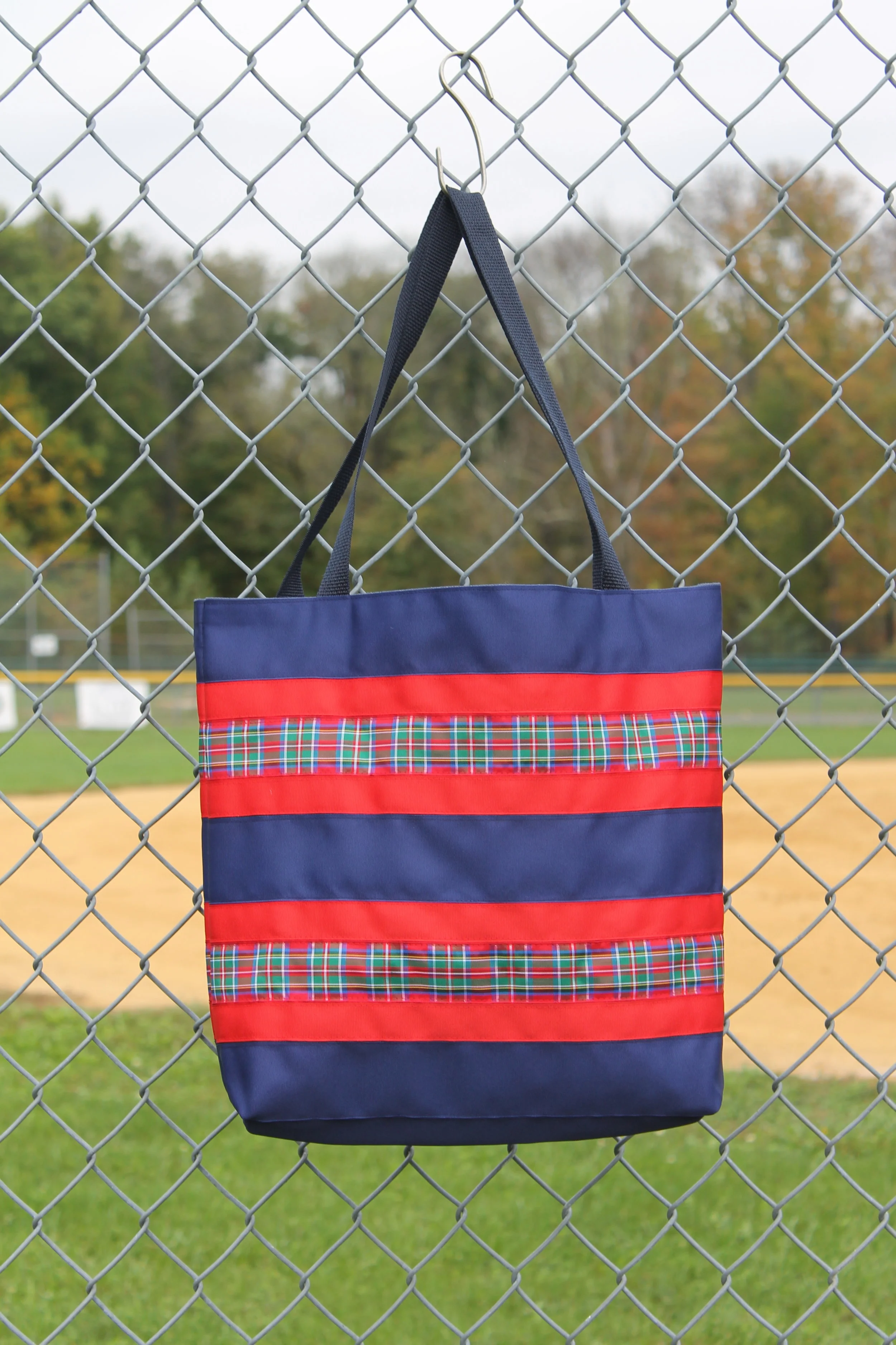 Plaid Ribbon Bag