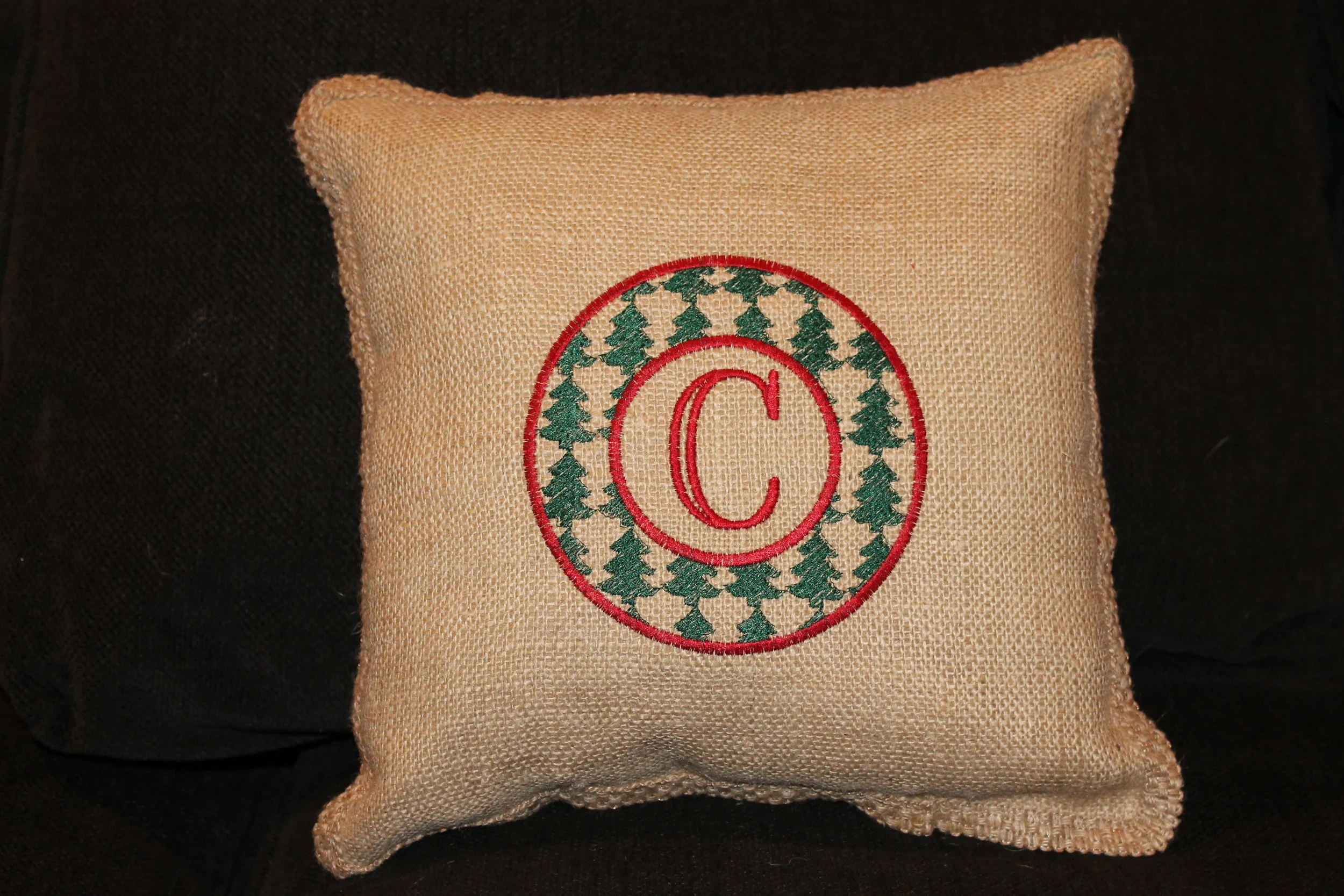 "C" Pillow