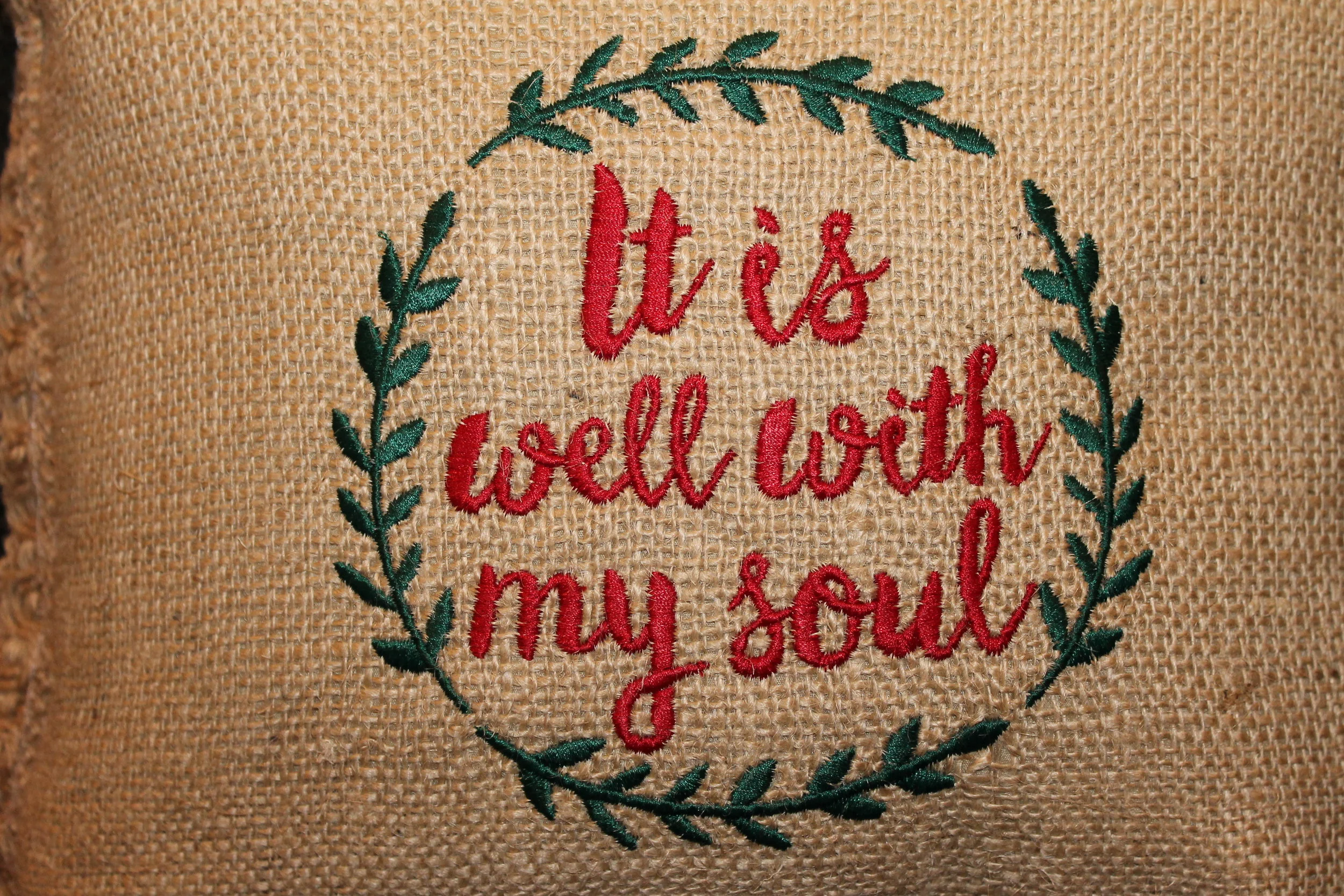 Well with my soul Pillow