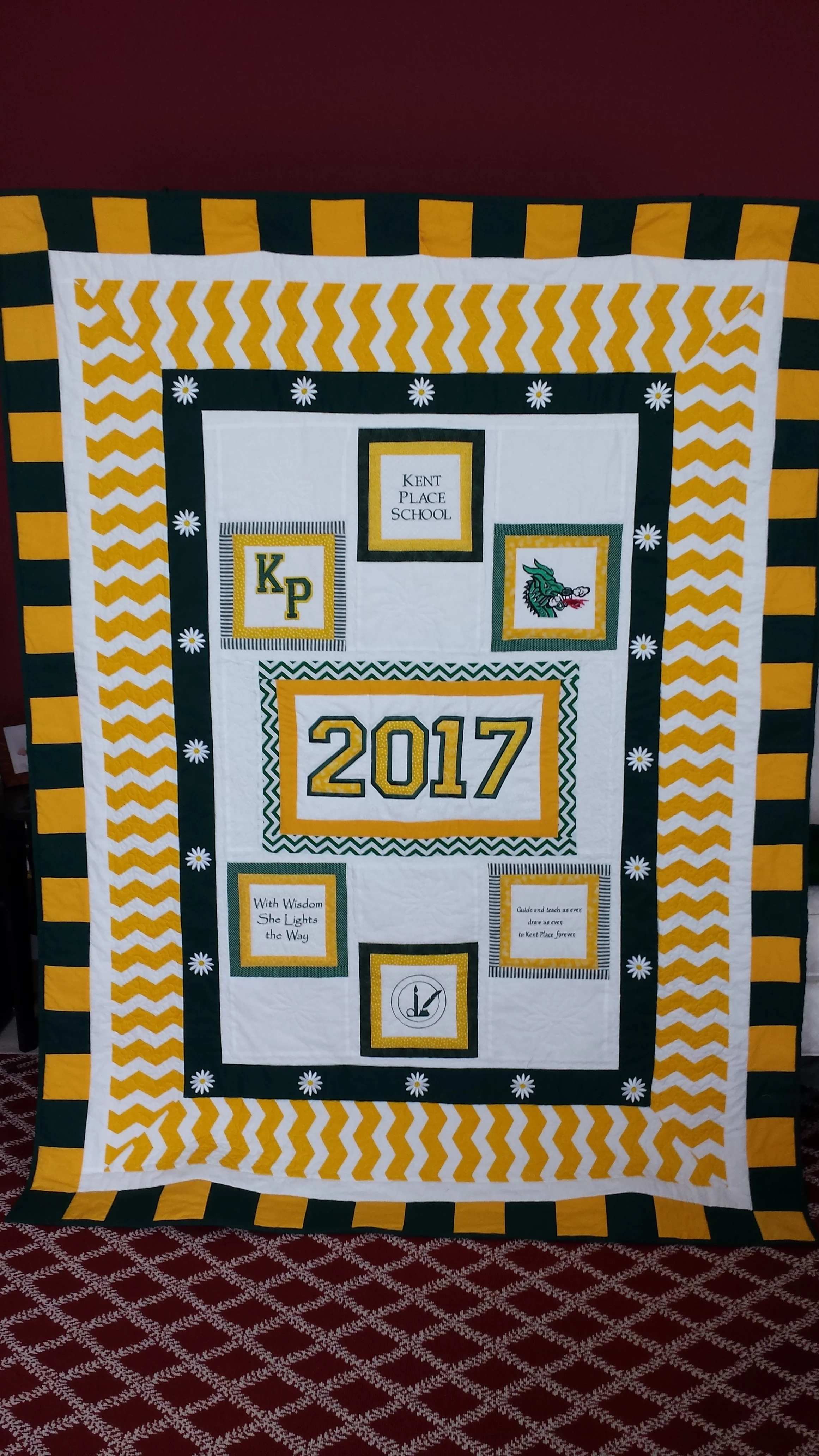 Kent Place Graduation Quilt