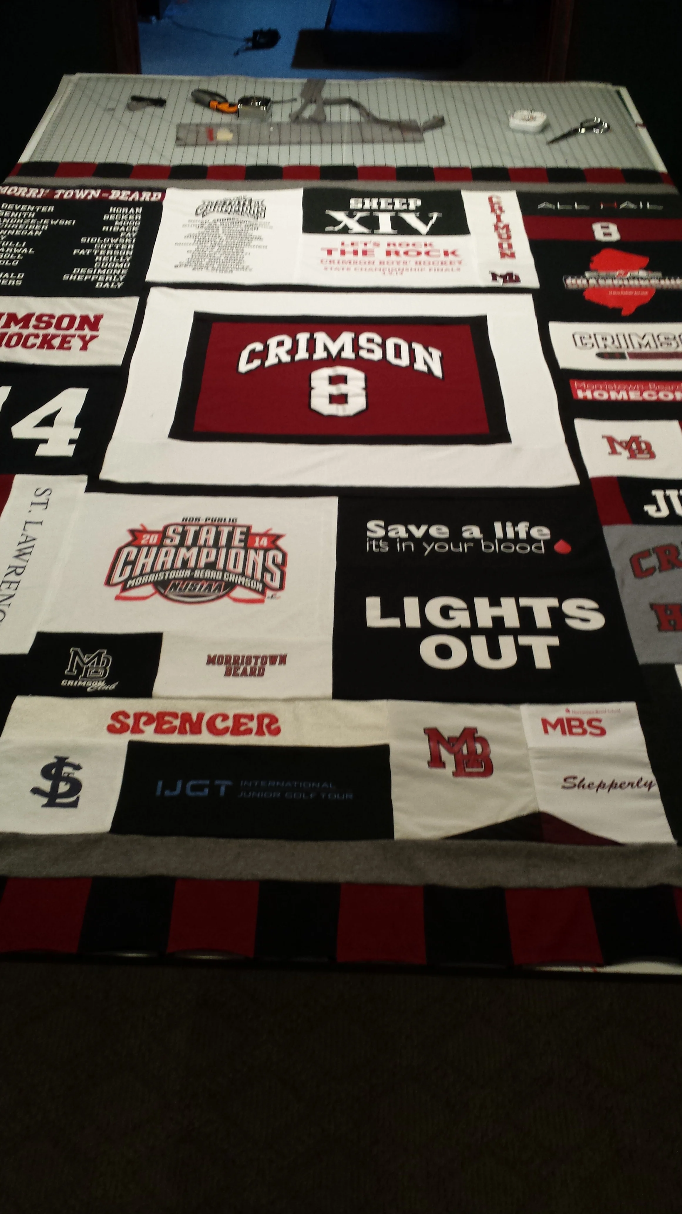 Morristown Beard Graduation Quilt