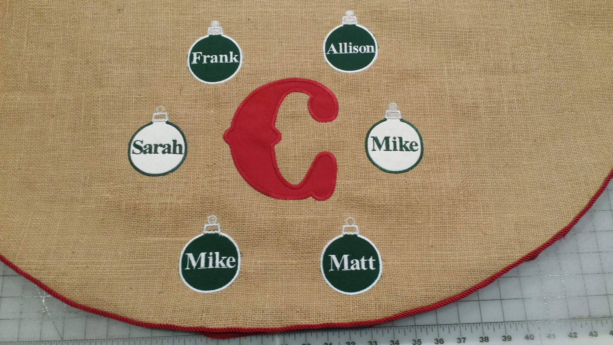 Custom Christmas Tree Skirt